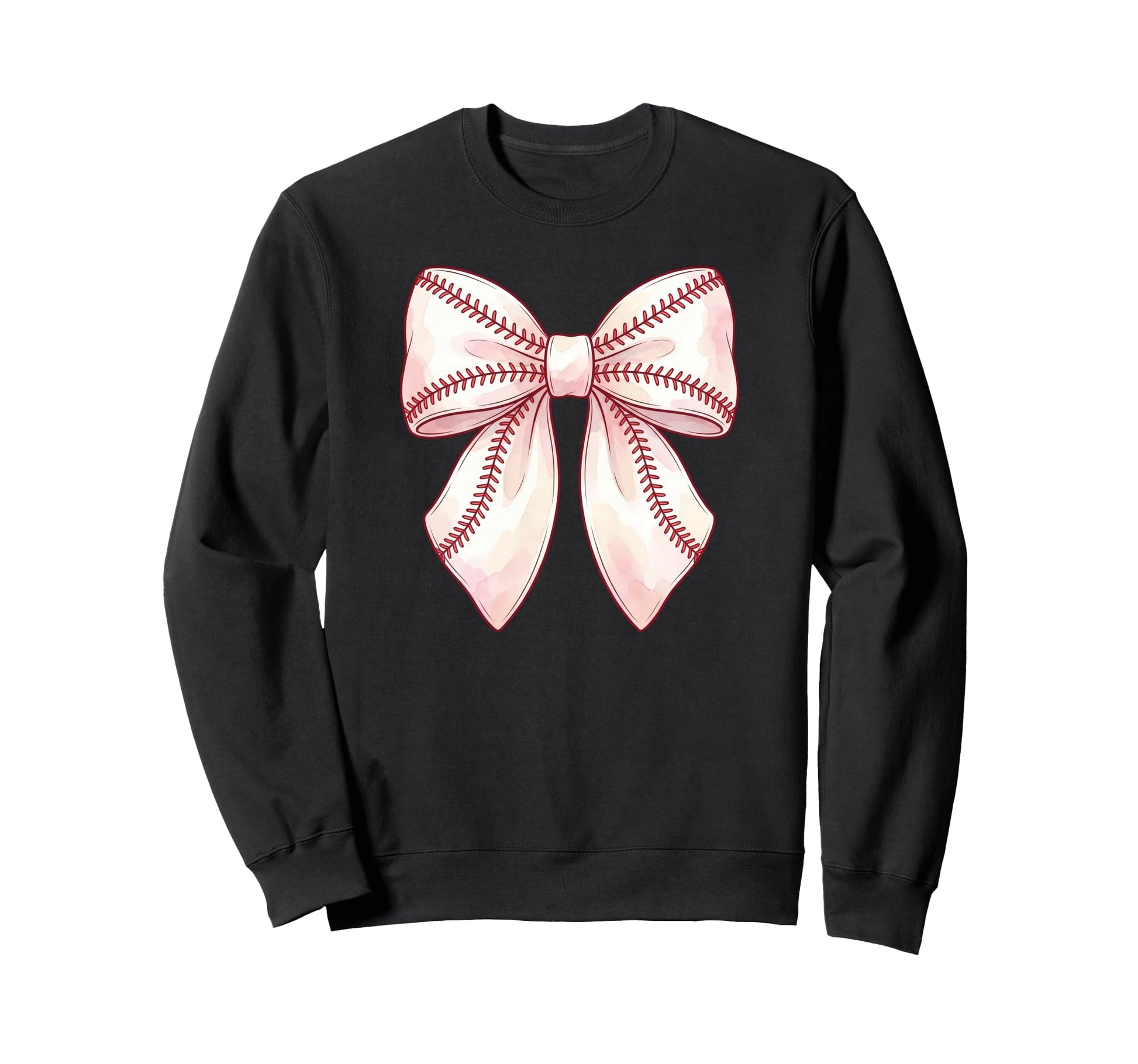 Baseball Coquette Bow Sweatshirt - Unique Graphic Men Women - T-Shirt, Sweatshirt, Hoodie