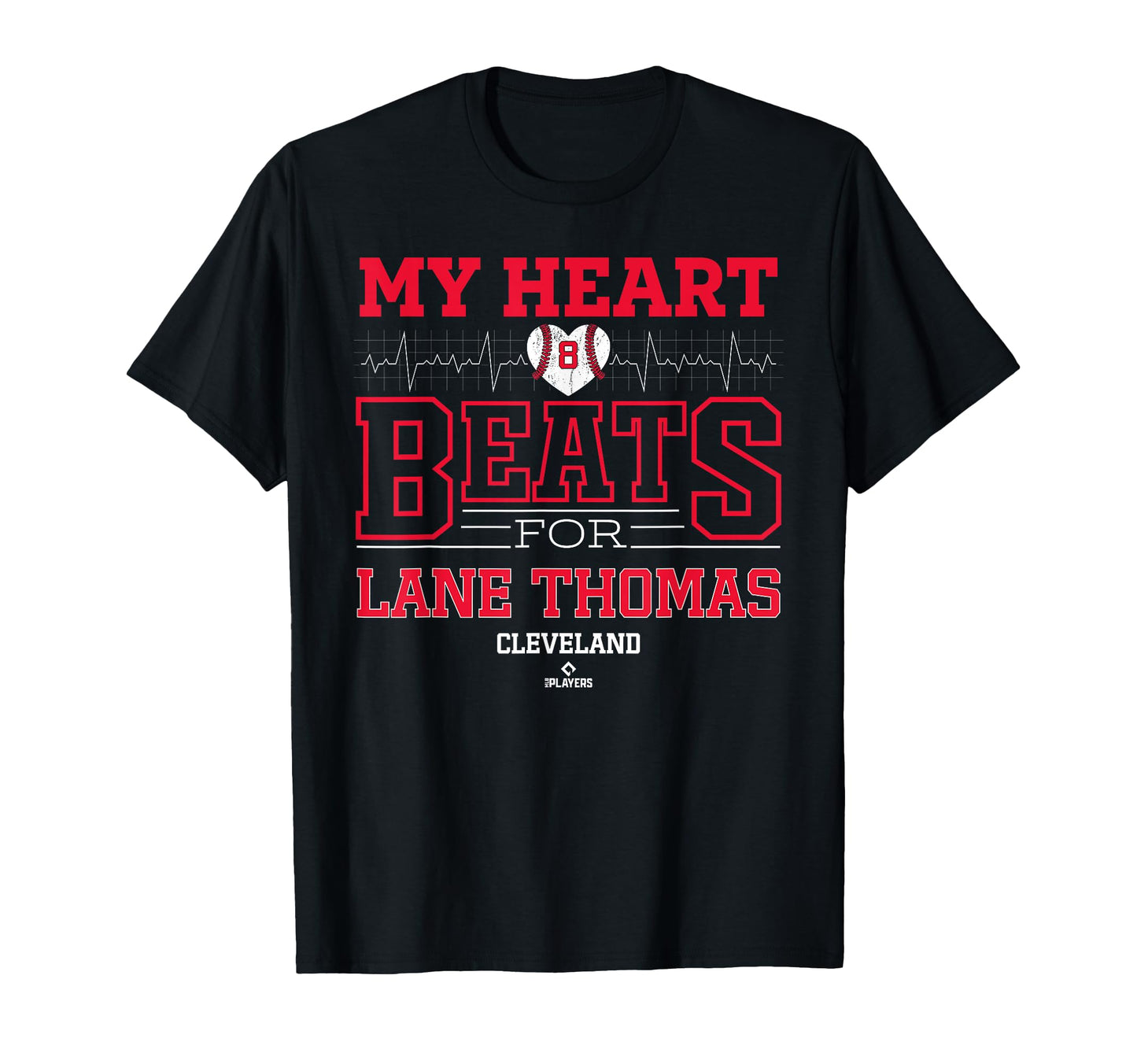 My Heart Beats Lane Thomas Cleveland T-Shirt - Casual Everyday Wear Unisex - T-Shirt, Sweatshirt, Hoodie