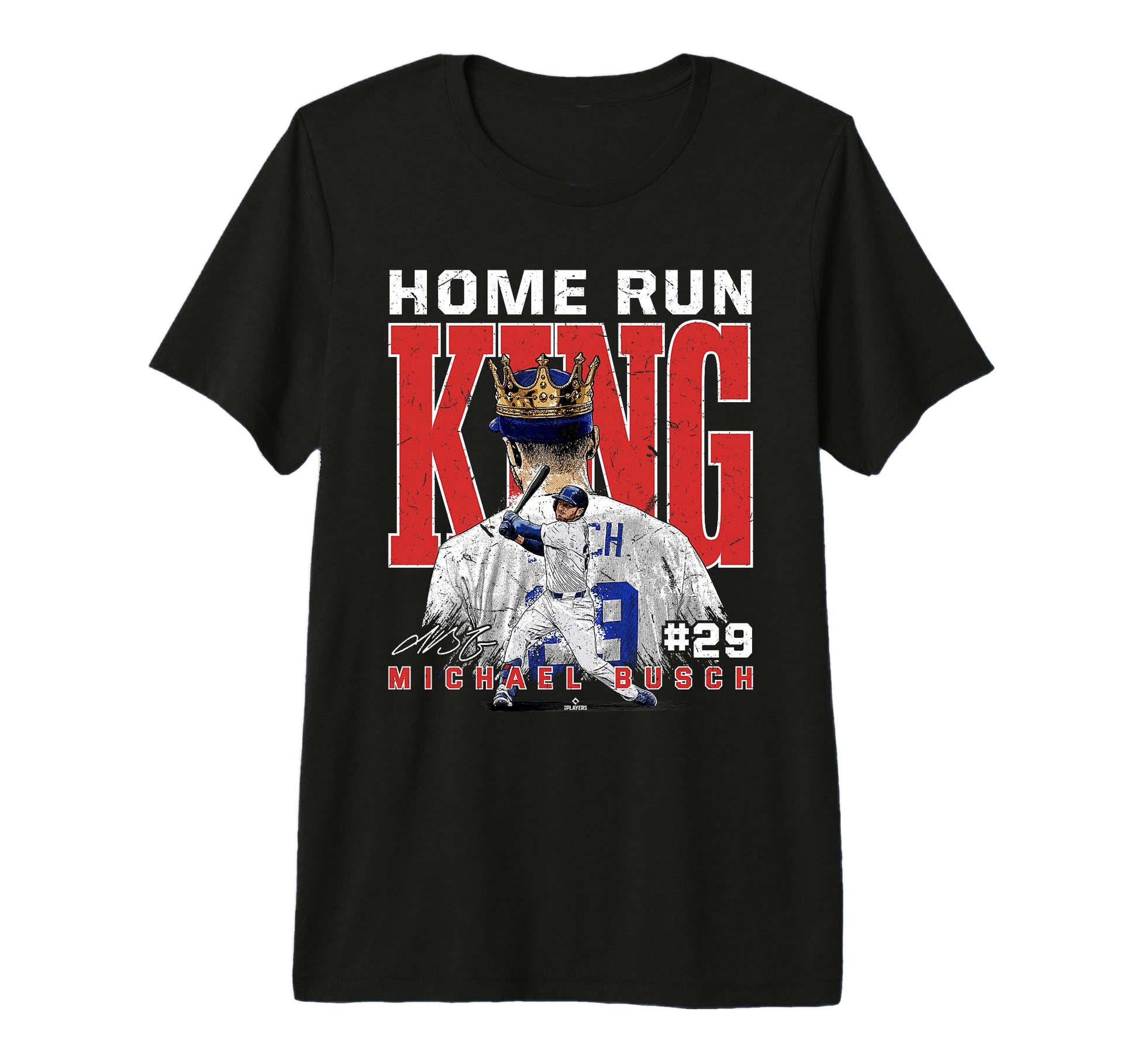 Home Run King Michael Busch Chicago Mlbpa T-Shirt - Novelty Apparel Unisex - T-Shirt, Sweatshirt, Hoodie