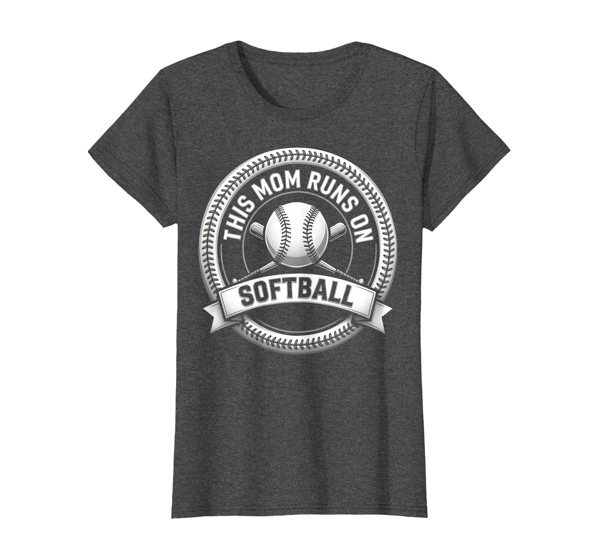 This Mom Runs Softball Proud Sports Mom T-Shirt - Unique Graphic Unisex - T-Shirt, Sweatshirt, Hoodie