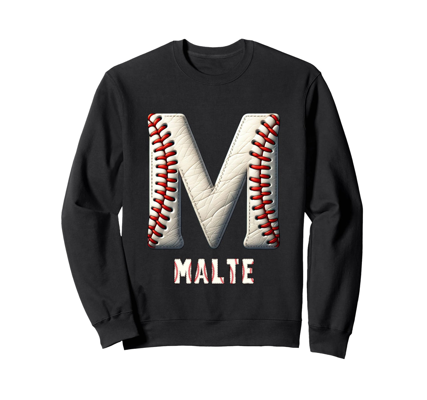 Baseball Home Run Toni Initial Sweatshirt - Graphic Print for Adults - T-Shirt, Sweatshirt, Hoodie