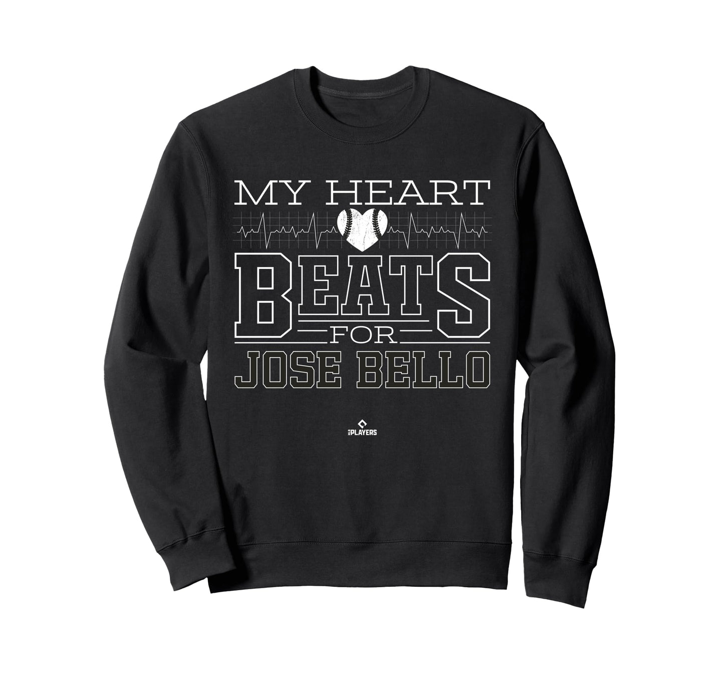 My Heart Beats Jose Bello Prospect Sweatshirt - Novelty Apparel for Adults - T-Shirt, Sweatshirt, Hoodie