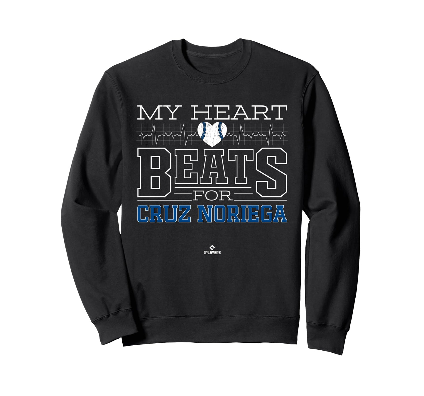 My Heart Beats Cruz Noriega Sweatshirt - Trendy Graphic for Adults - T-Shirt, Sweatshirt, Hoodie