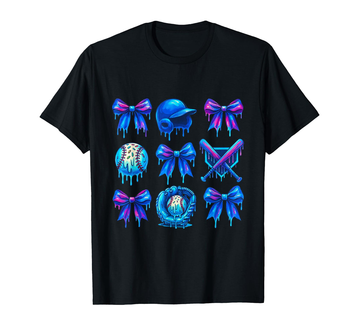 Bold Baseball Drip Coquette Players And T-Shirt - Trendy Graphic Men Women - T-Shirt, Sweatshirt, Hoodie