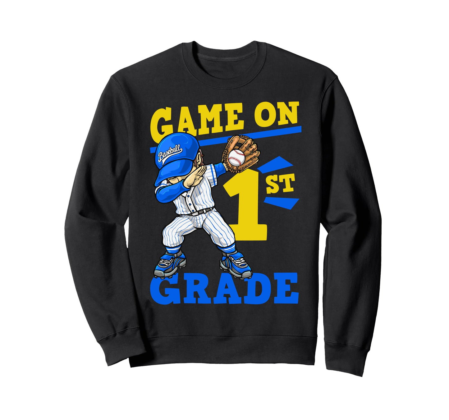 1St Grade Baseball First Day Back To Sweatshirt - Novelty Apparel Unisex - T-Shirt, Sweatshirt, Hoodie