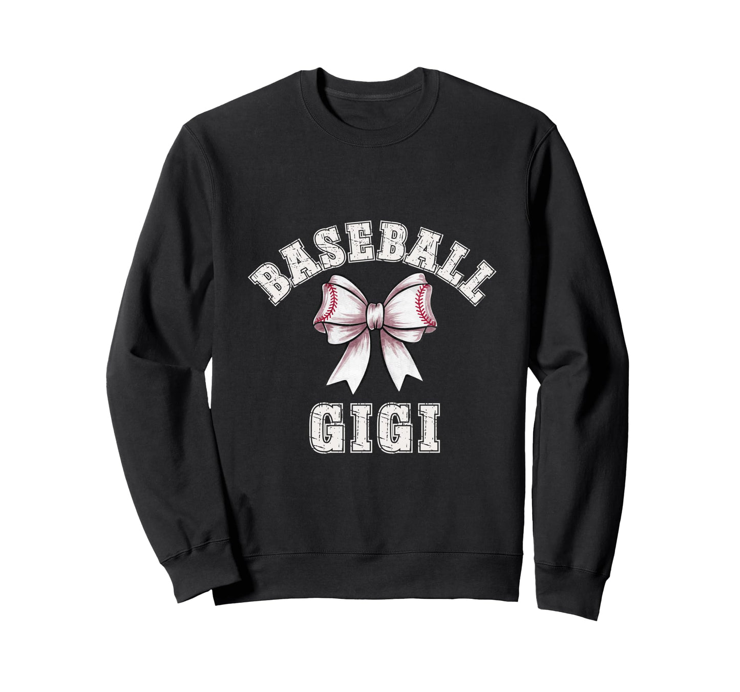 Coquette Baseball Gigi Bow Game Day Sweatshirt - Minimalist Print Men Women - T-Shirt, Sweatshirt, Hoodie