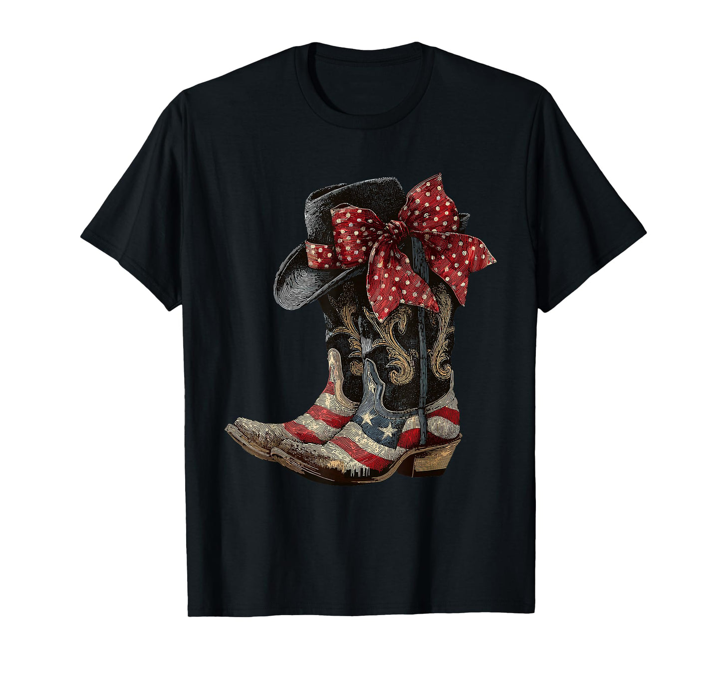 Western Cowboy Cowgirl American T-Shirt - Streetwear Style Men Women - T-Shirt, Sweatshirt, Hoodie
