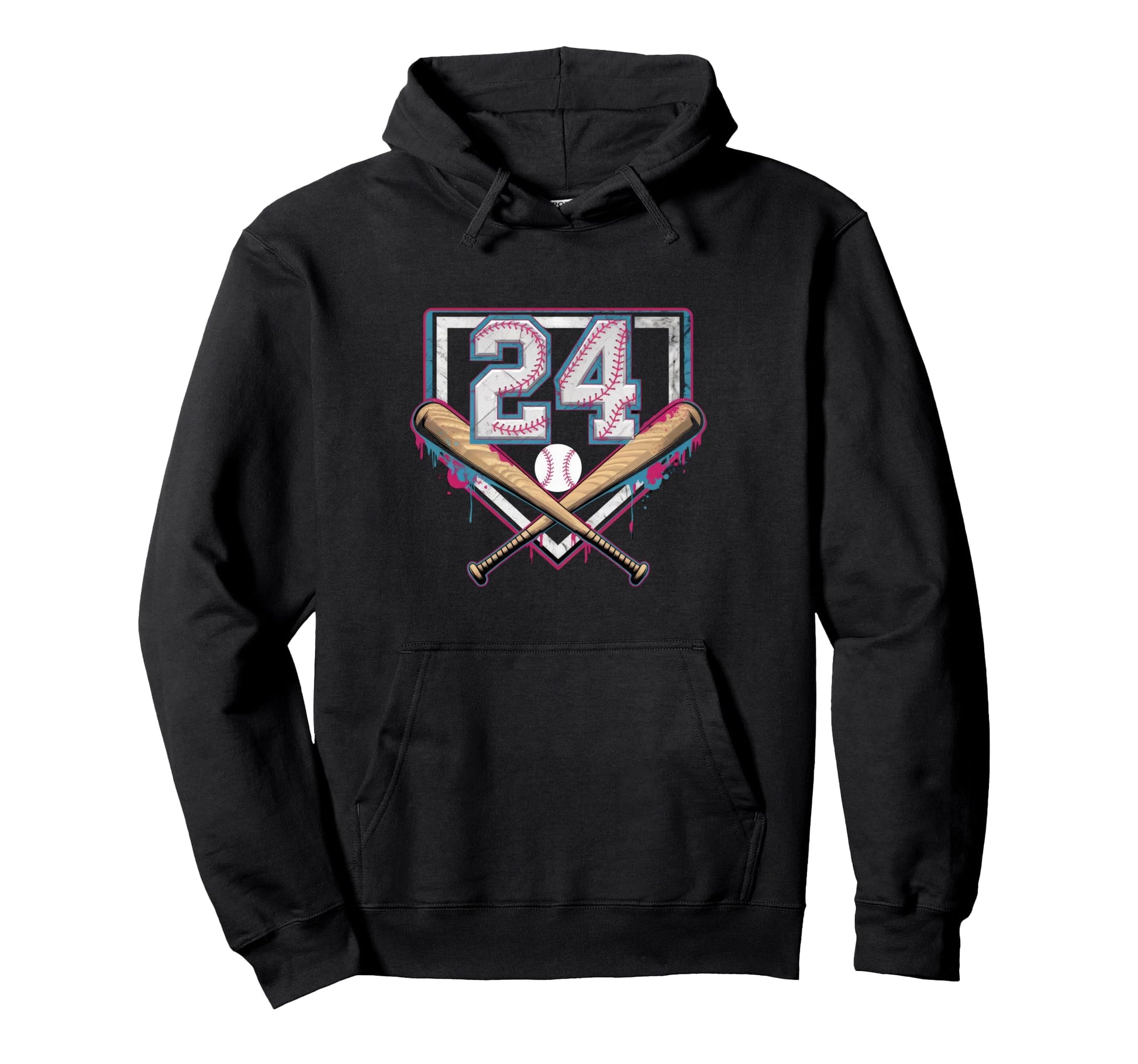 Sprinkle 24Th Birthday Baseball Home Hoodie - Fun Novelty Design Men Women - T-Shirt, Sweatshirt, Hoodie