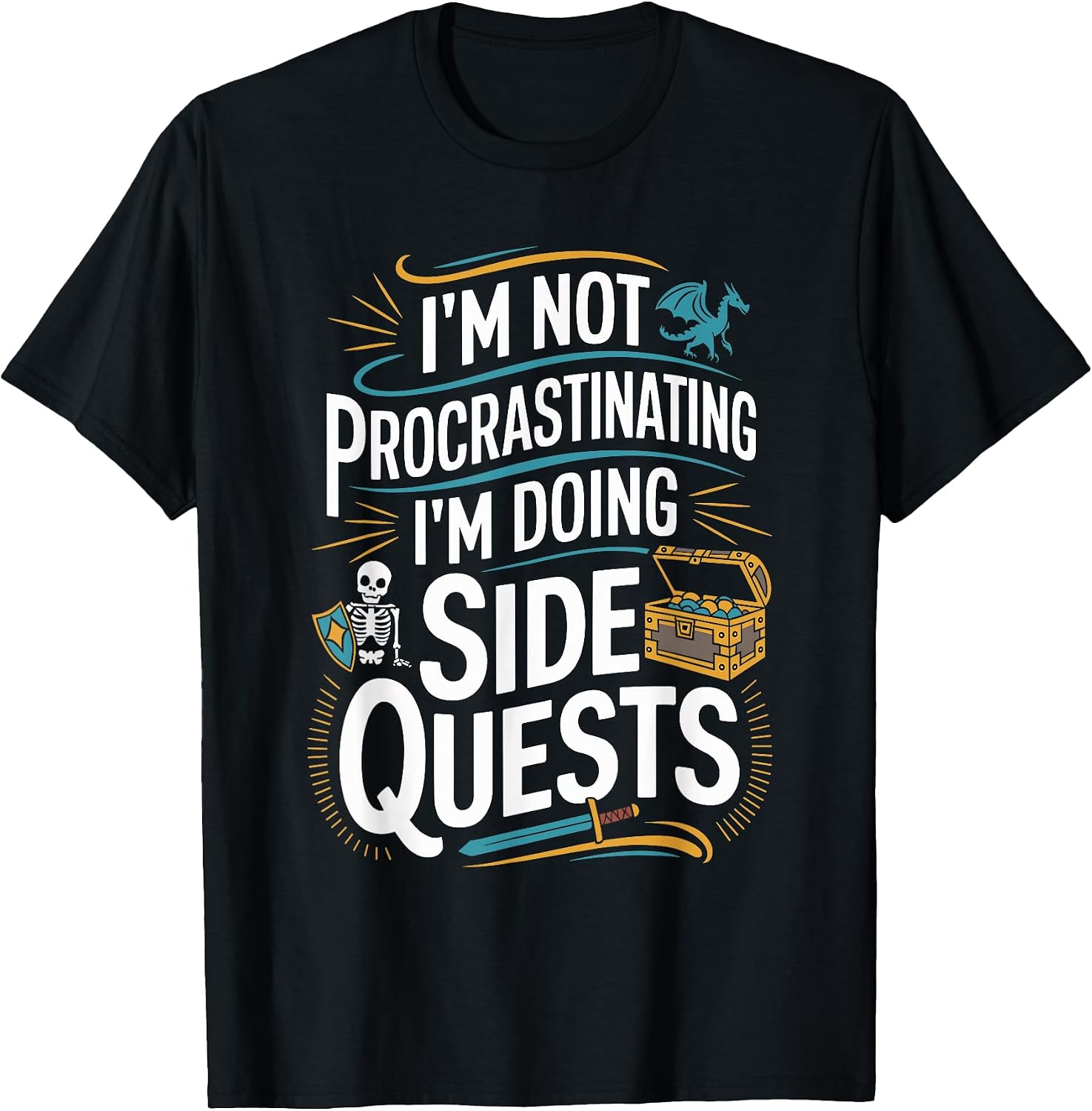Unisex-Adult Black Modern Classic Small Short Sleeve - Adult & Kids T-Shirts, Sweatshirts & Hoodies apparel design preview 1