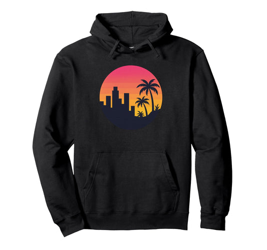 80S Synthwave Hoodie - Unique Graphic Men Women - T-Shirt, Sweatshirt, Hoodie