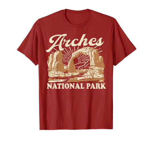 Arches National Park Distressed T-Shirt - Aesthetic Graphic Unisex - T-Shirt, Sweatshirt, Hoodie
