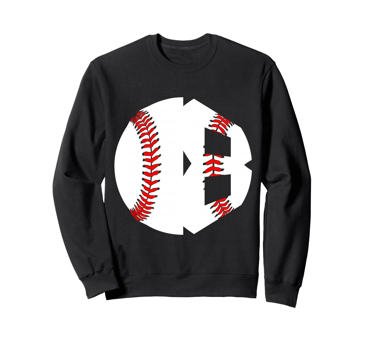 Number 8 Years Baseball 8Th Sweatshirt - Custom Art Print Men Women - T-Shirt, Sweatshirt, Hoodie