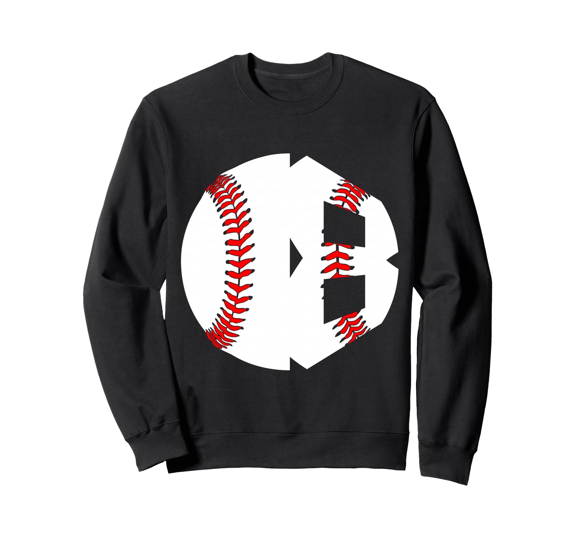 Number 8 Years Baseball 8Th Sweatshirt - Custom Art Print Men Women - T-Shirt, Sweatshirt, Hoodie