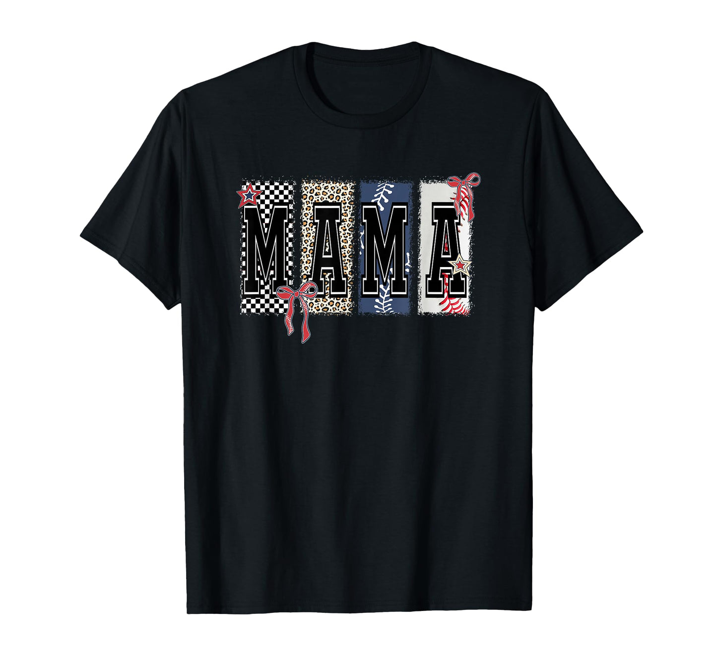 Coquette Baseball Mama Lepard T-Shirt - Streetwear Style Men Women - T-Shirt, Sweatshirt, Hoodie