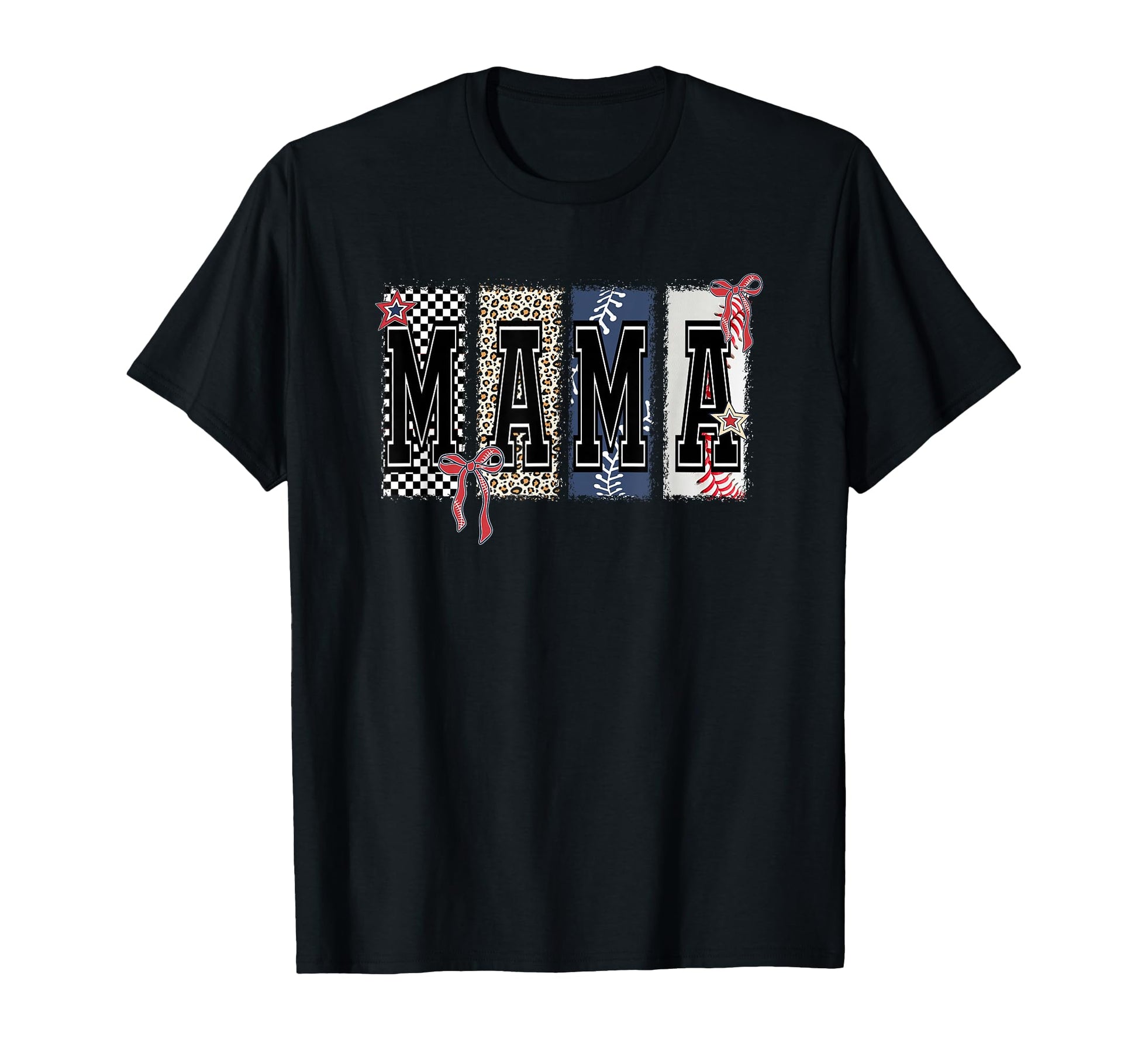 Coquette Baseball Mama Lepard T-Shirt - Streetwear Style Men Women - T-Shirt, Sweatshirt, Hoodie