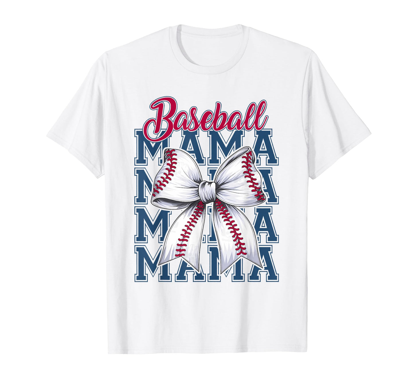 Baseball Mom Coquette Bow Mothers Day T-Shirt - Streetwear Style Men Women - T-Shirt, Sweatshirt, Hoodie