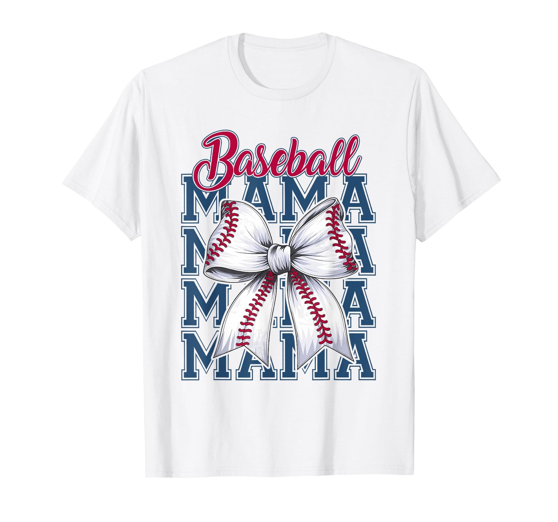 Baseball Mom Coquette Bow Mothers Day T-Shirt - Streetwear Style Men Women - T-Shirt, Sweatshirt, Hoodie