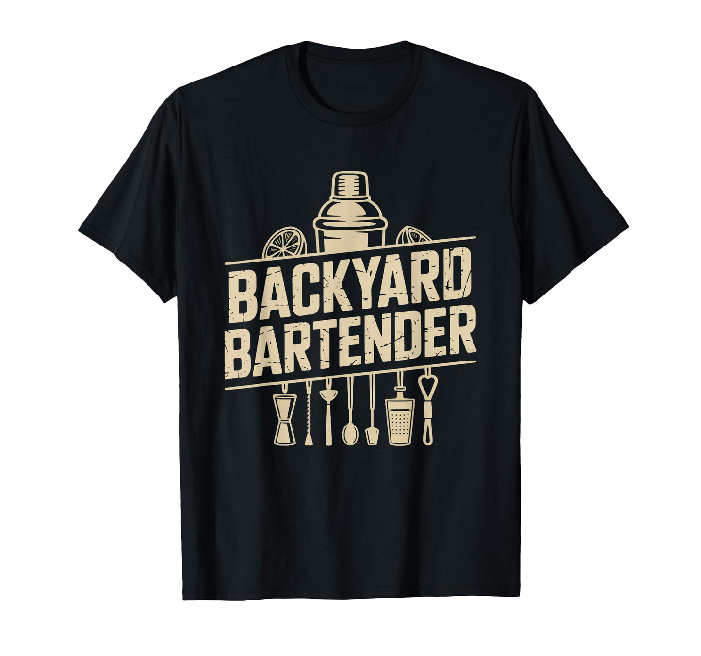 Backyard Bartender Outdoor Home Bar T-Shirt - Aesthetic Graphic for Adults - T-Shirt, Sweatshirt, Hoodie