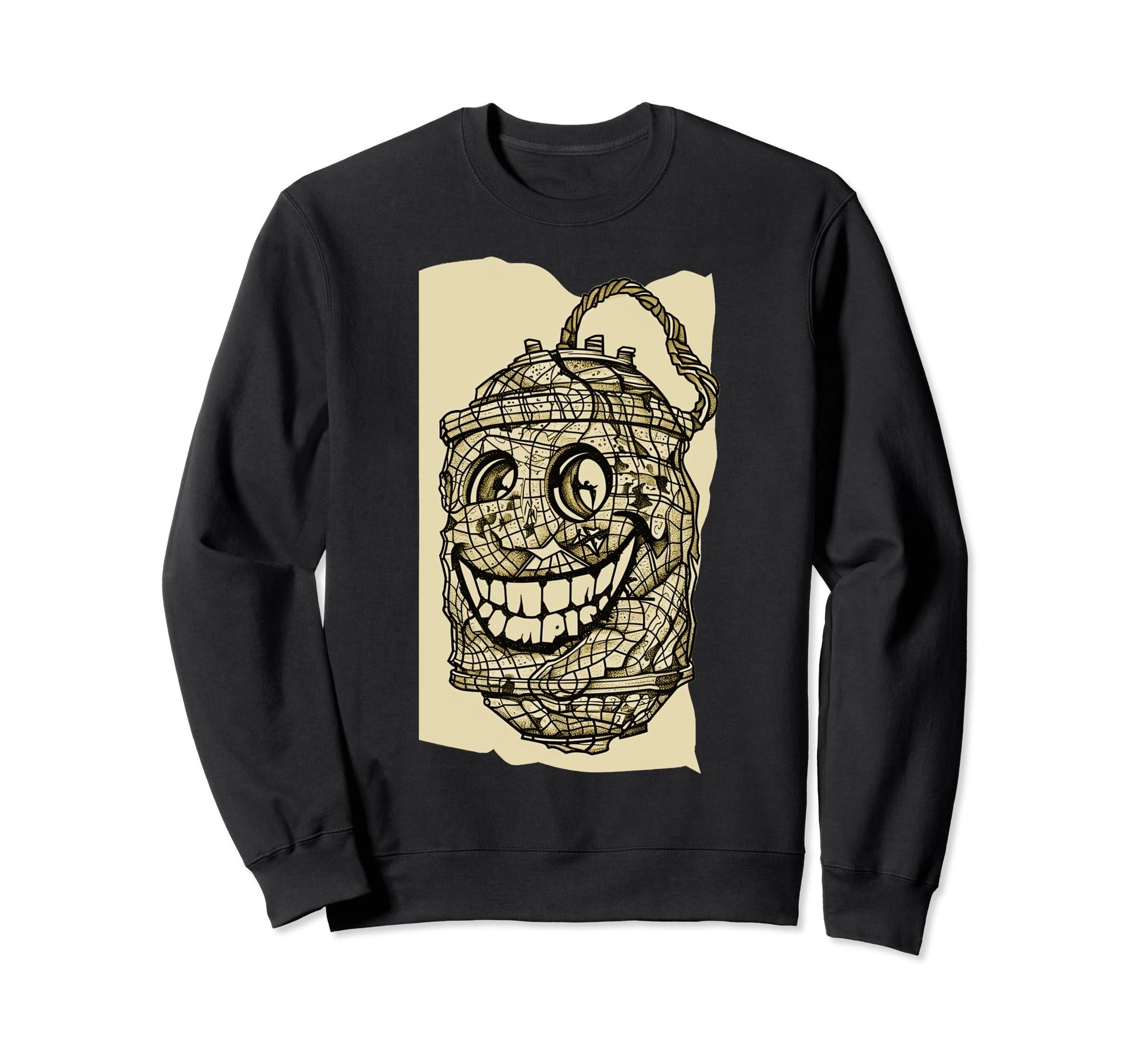 Grenade Weirdcore Vaporwave Sweatshirt - Fun Novelty Design for Adults - T-Shirt, Sweatshirt, Hoodie
