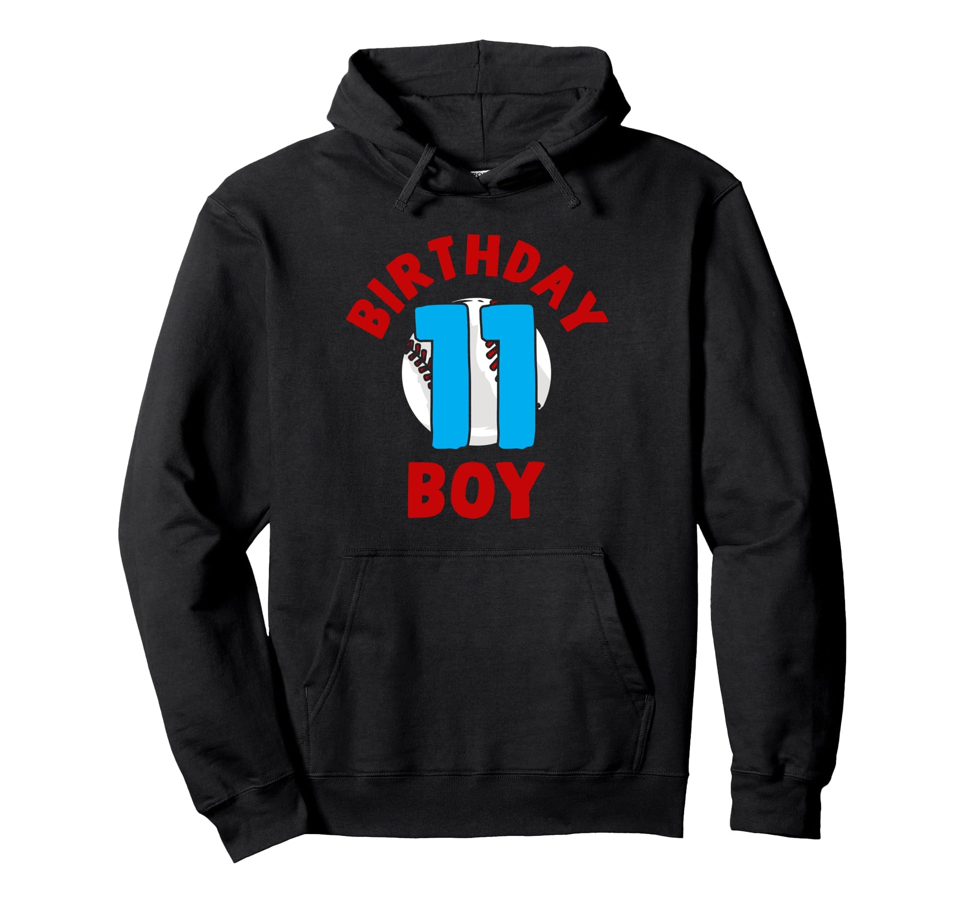 11Th Birthday Baseball Birthday Hoodie - Fun Novelty Design Men Women - T-Shirt, Sweatshirt, Hoodie