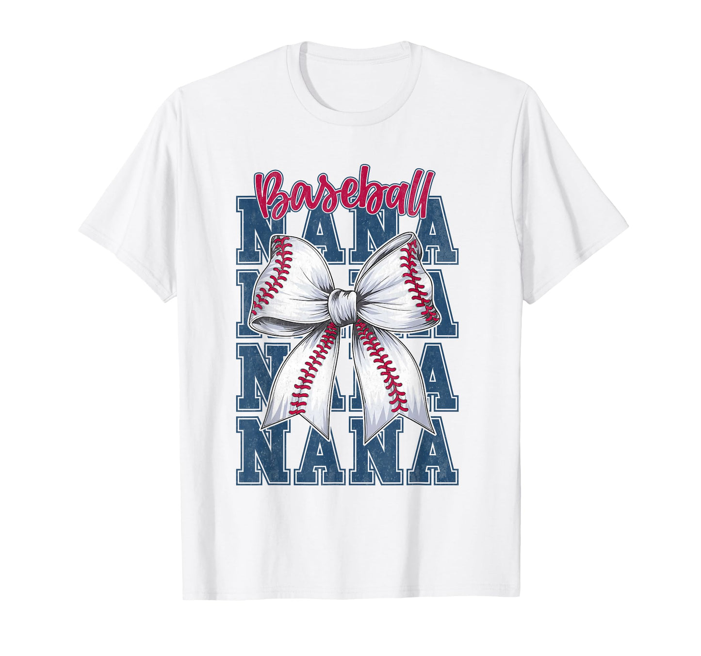 Baseball Nana Biggest Fan Grandma T-Shirt - Minimalist Print for Adults - T-Shirt, Sweatshirt, Hoodie