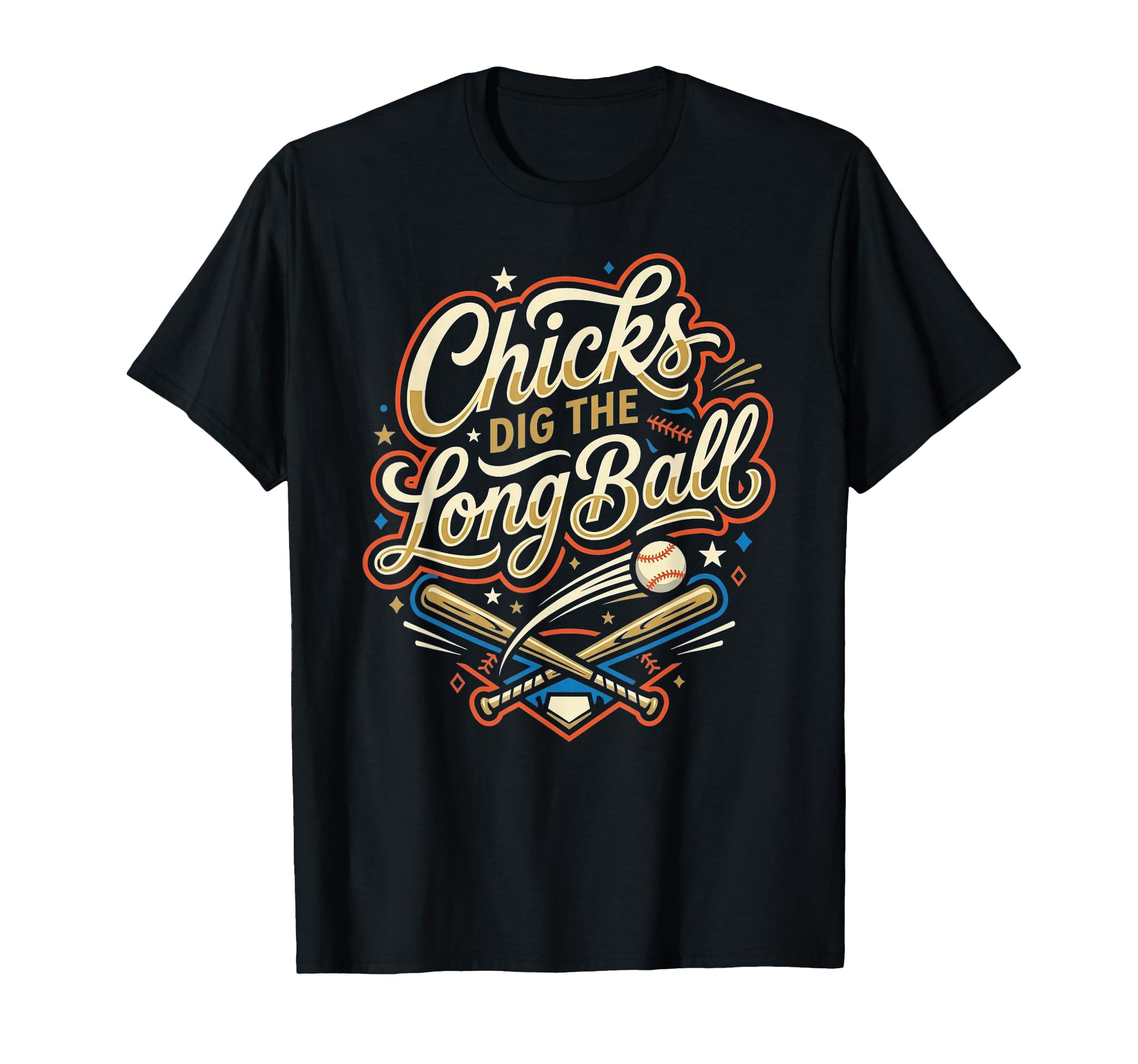Funny Baseball Chicks Dig Long Ball T-Shirt - Streetwear Style Men Women - T-Shirt, Sweatshirt, Hoodie