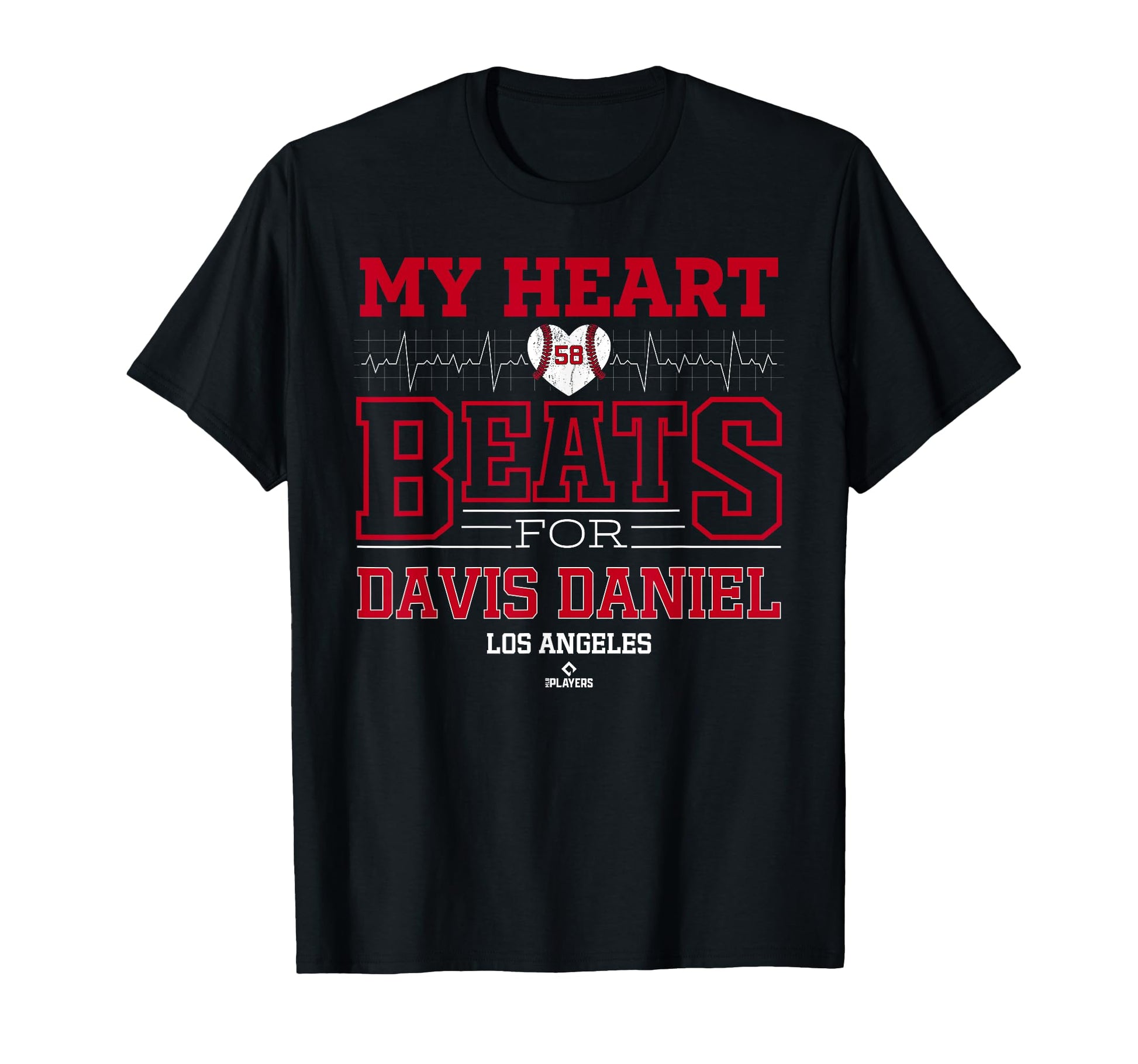 My Heart Beats Davis Daniel Los T-Shirt - Custom Art Print for Adults - T-Shirt, Sweatshirt, Hoodie