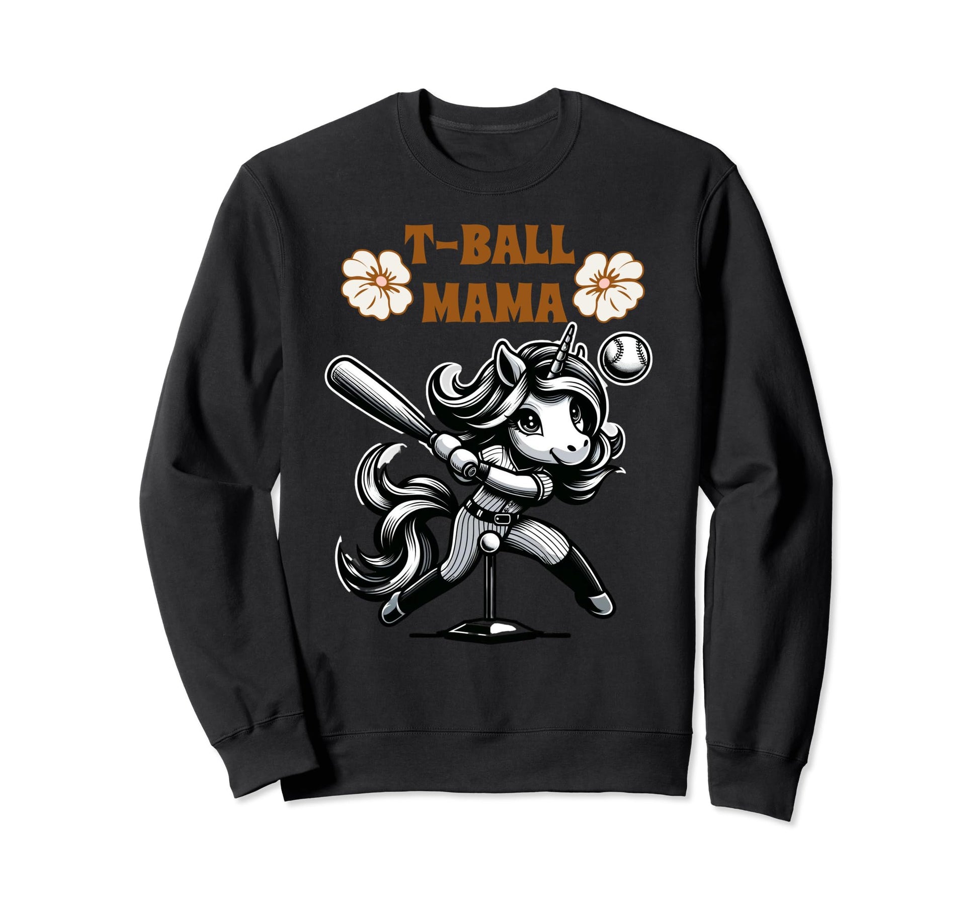 Teeball Mom Leopard T Ball Mom Sweatshirt - Novelty Apparel Men Women - T-Shirt, Sweatshirt, Hoodie