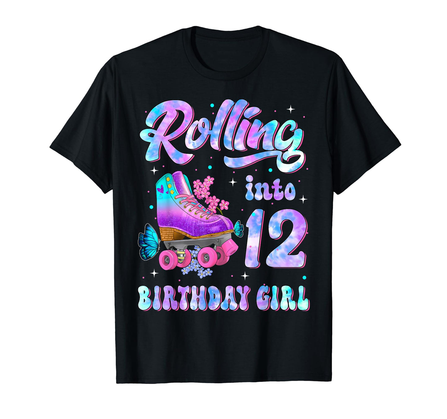 Rollin Into 12 Roller Skating Rink T-Shirt - Novelty Apparel for Adults - T-Shirt, Sweatshirt, Hoodie