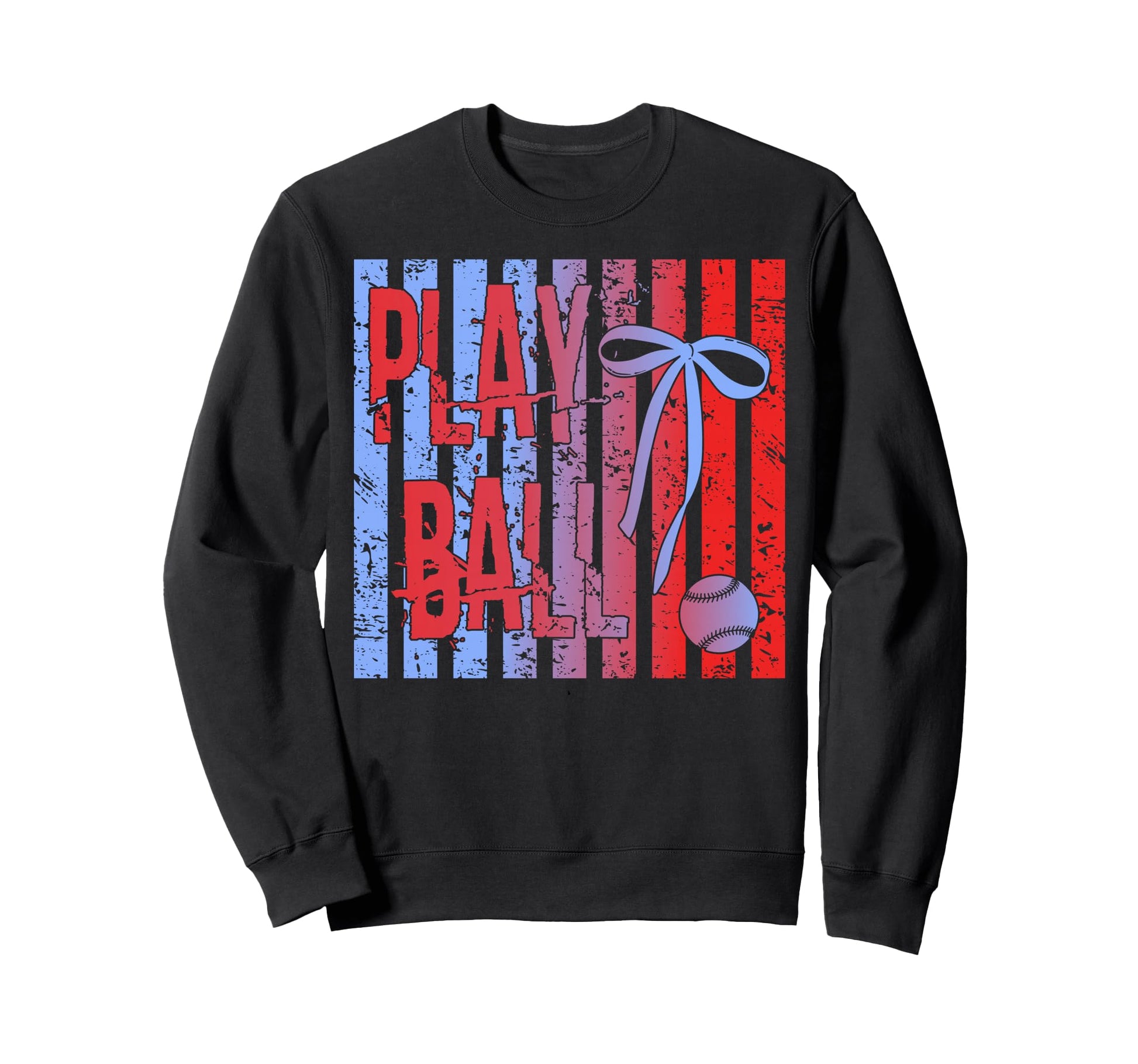 Play Ball Baseball Mom Sweatshirt - Casual Everyday Wear for Adults - T-Shirt, Sweatshirt, Hoodie