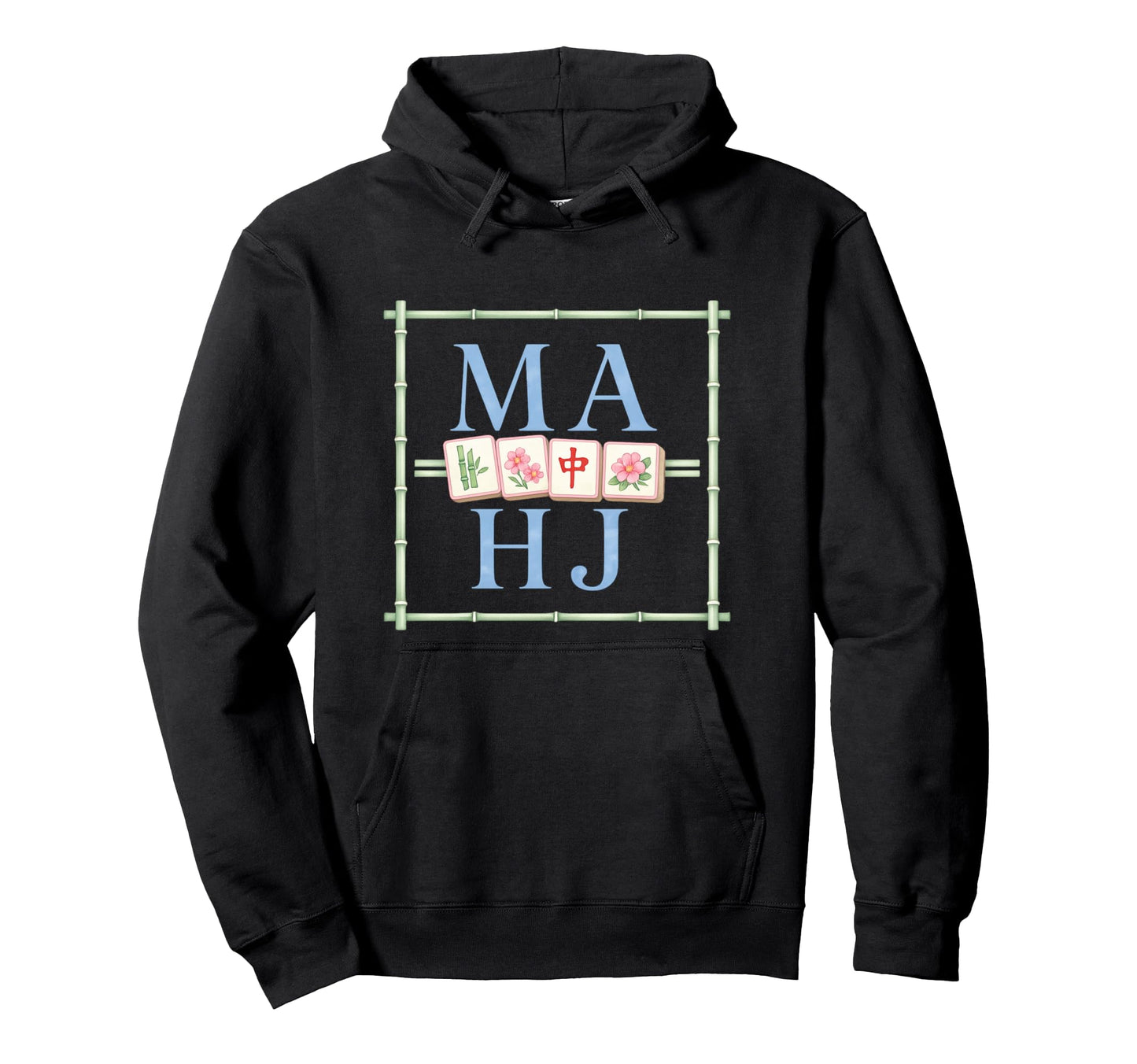 Mahj Mahjong Game Preppy Night Pastel Hoodie - Streetwear Style Unisex - T-Shirt, Sweatshirt, Hoodie
