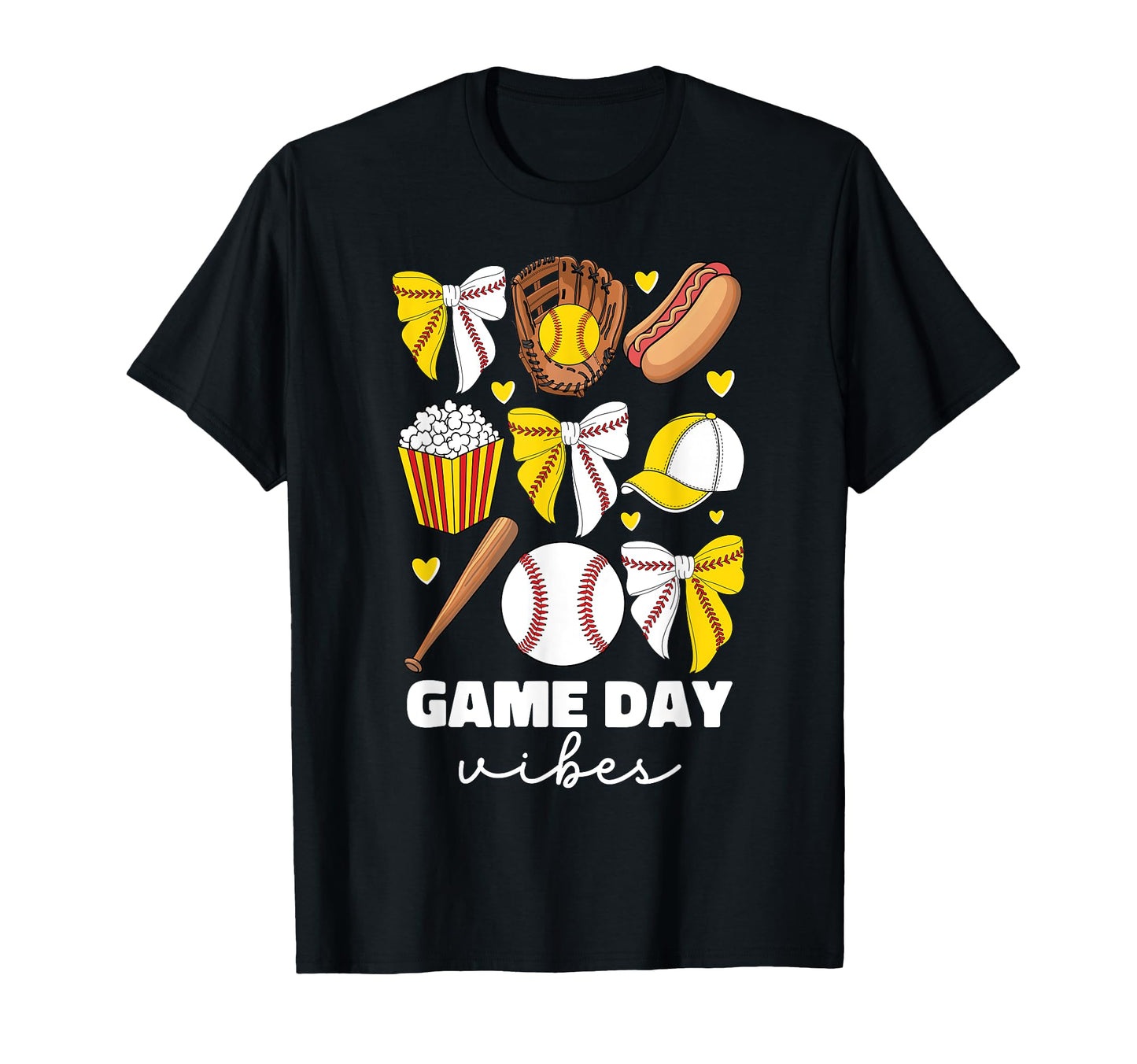 Baseball And Softball Mom Game Day T-Shirt - Aesthetic Graphic for Adults - T-Shirt, Sweatshirt, Hoodie