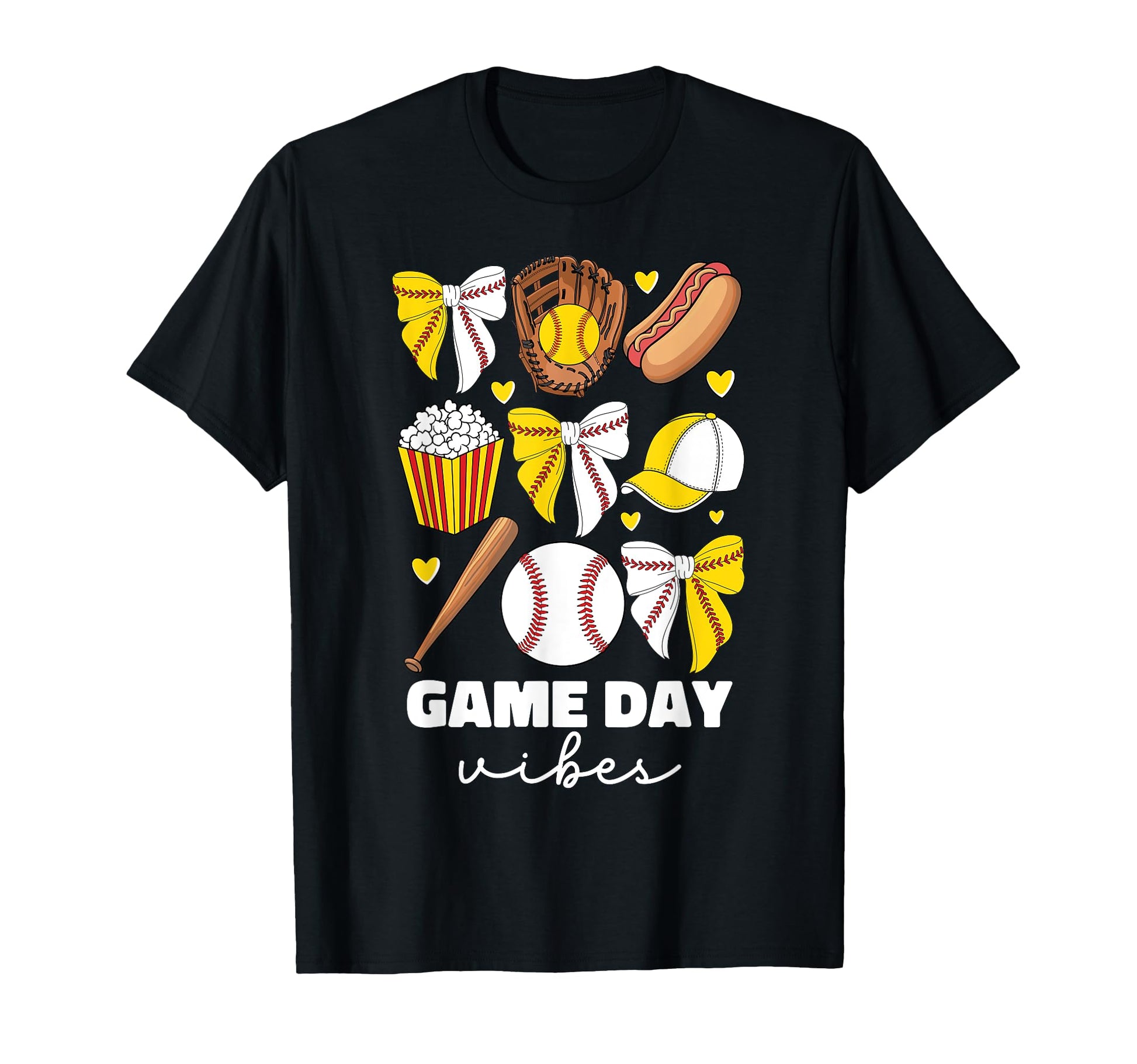 Baseball And Softball Mom Game Day T-Shirt - Aesthetic Graphic for Adults - T-Shirt, Sweatshirt, Hoodie