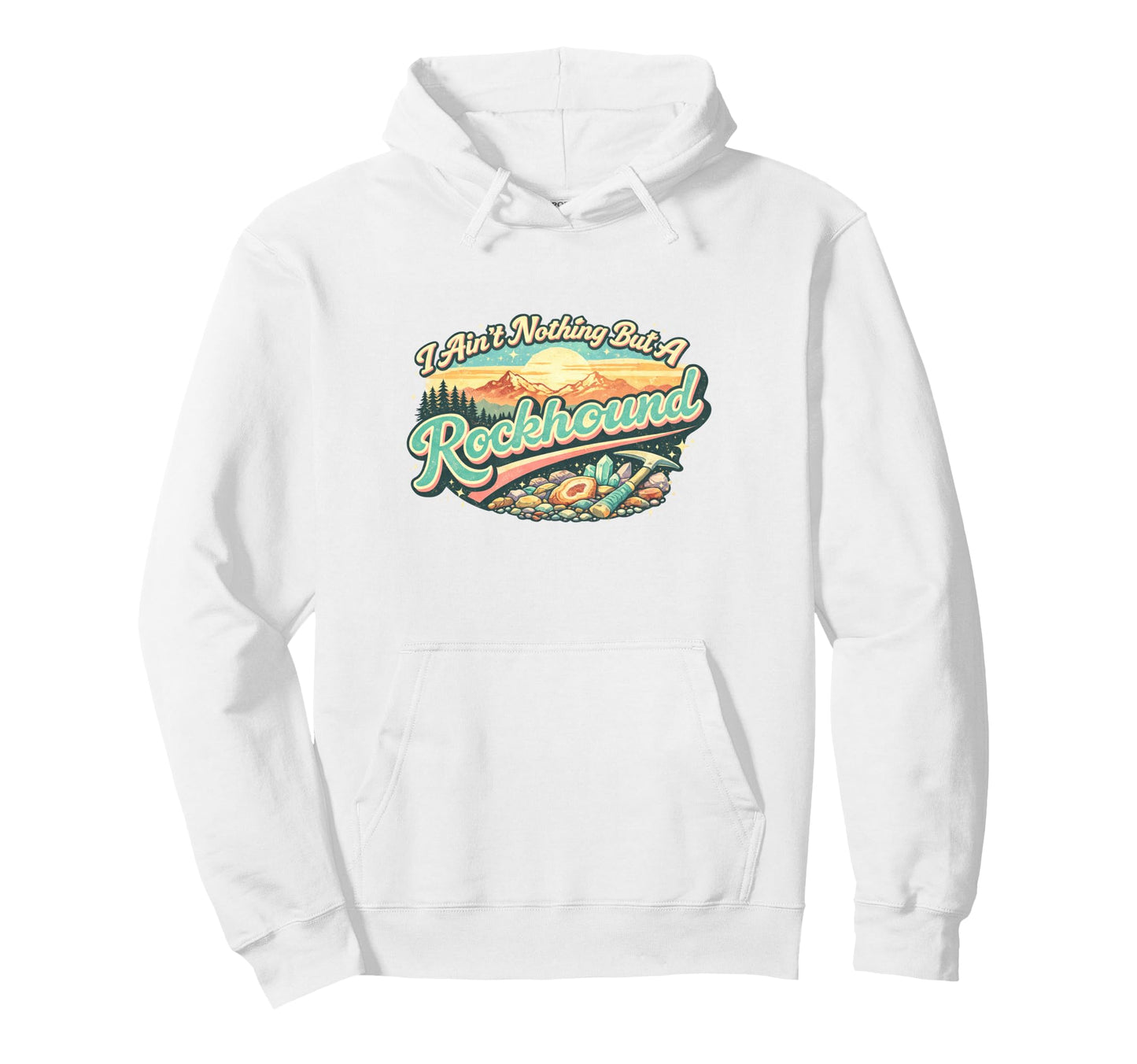 Certified Rock Collector Geology Hoodie - Fun Novelty Design for Adults - T-Shirt, Sweatshirt, Hoodie