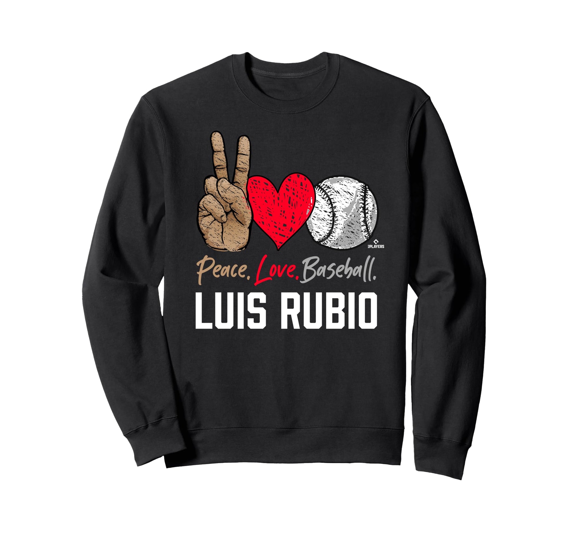 Peace Love Luis Rubio Prospect Sweatshirt - Unique Graphic for Adults - T-Shirt, Sweatshirt, Hoodie