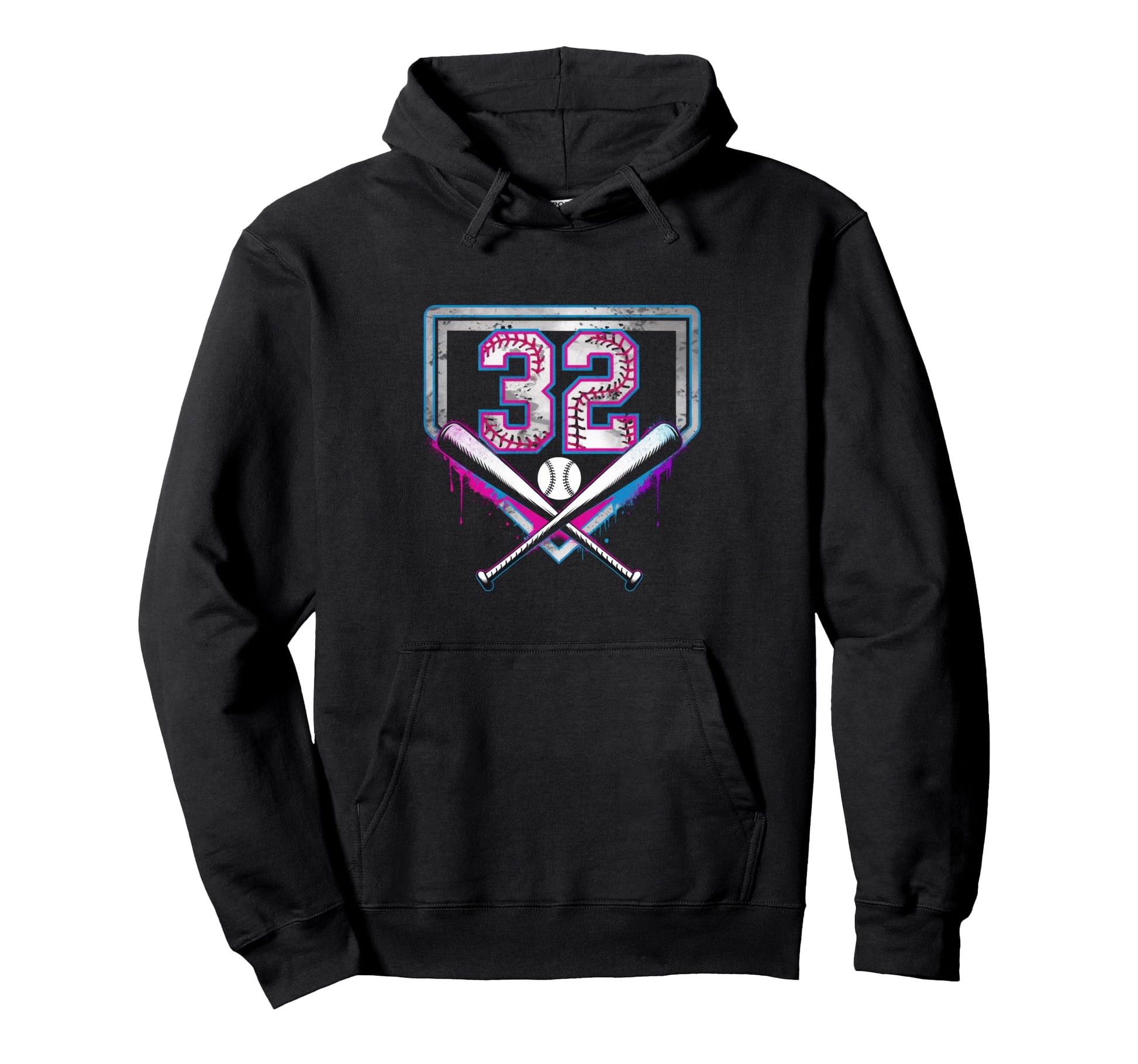 32Th Birthday Baseball Home Ice Cream Hoodie - Streetwear Style Men Women - T-Shirt, Sweatshirt, Hoodie