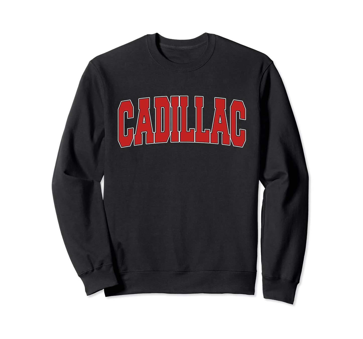 Cadillac Mi Michigan Varsity Usa Sweatshirt - Aesthetic Graphic for Adults - T-Shirt, Sweatshirt, Hoodie