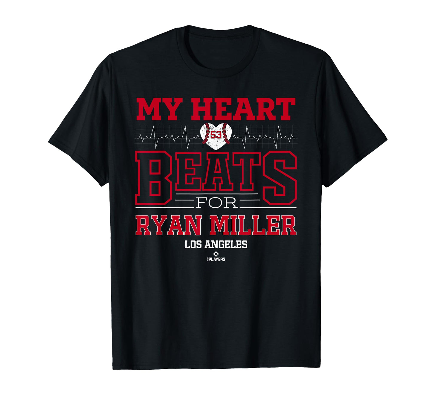 My Heart Beats Ryan Miller Los T-Shirt - Casual Everyday Wear for Adults - T-Shirt, Sweatshirt, Hoodie