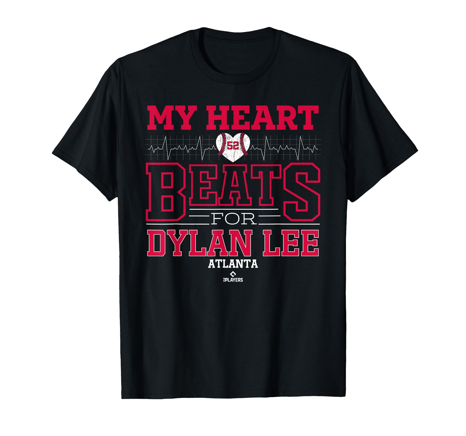 My Heart Beats Dylan Lee Atlanta T-Shirt - Fun Novelty Design Unisex - T-Shirt, Sweatshirt, Hoodie