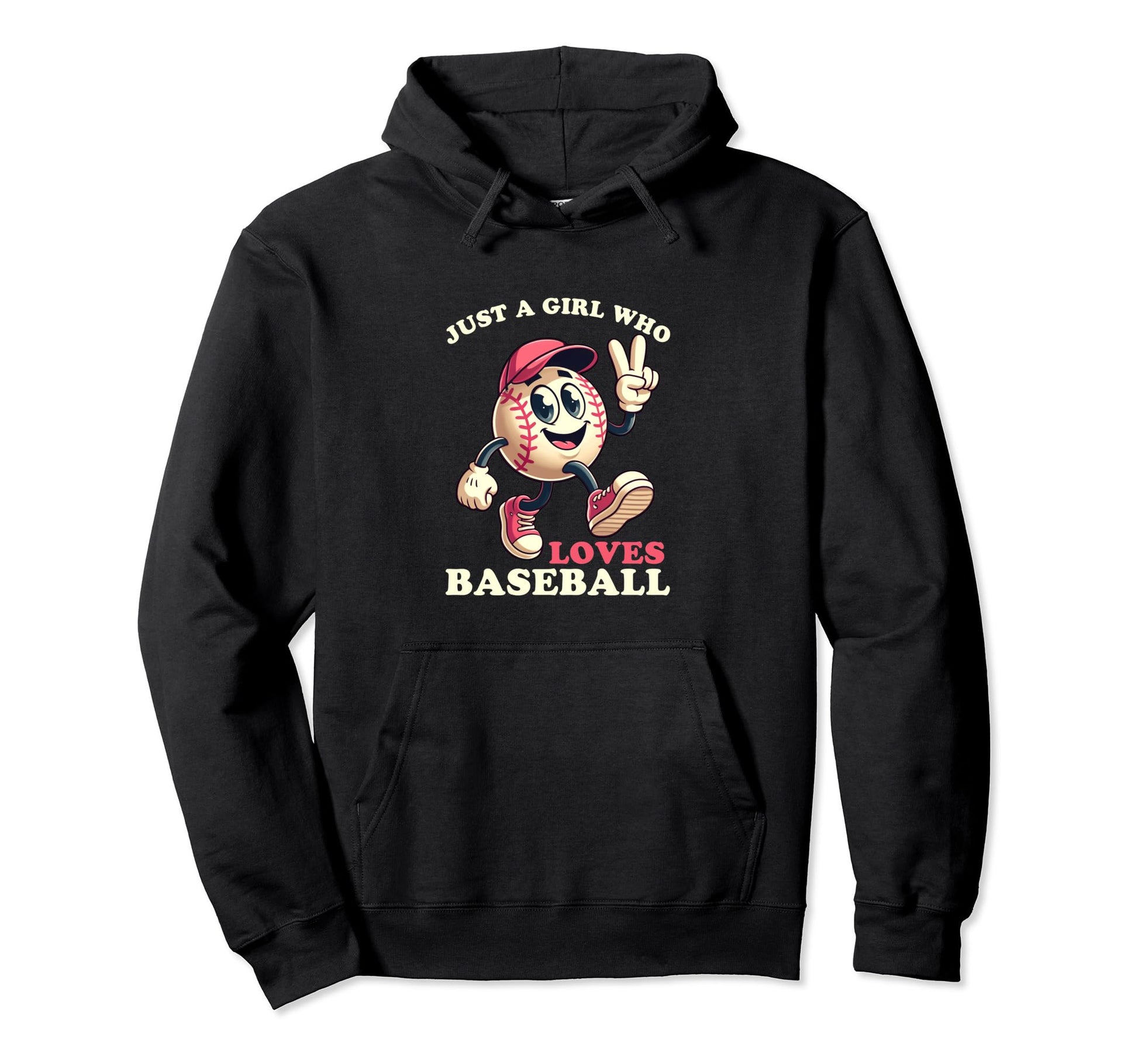 Just Who Loves Baseball Baseball Lover Hoodie - Minimalist Print Men Women - T-Shirt, Sweatshirt, Hoodie