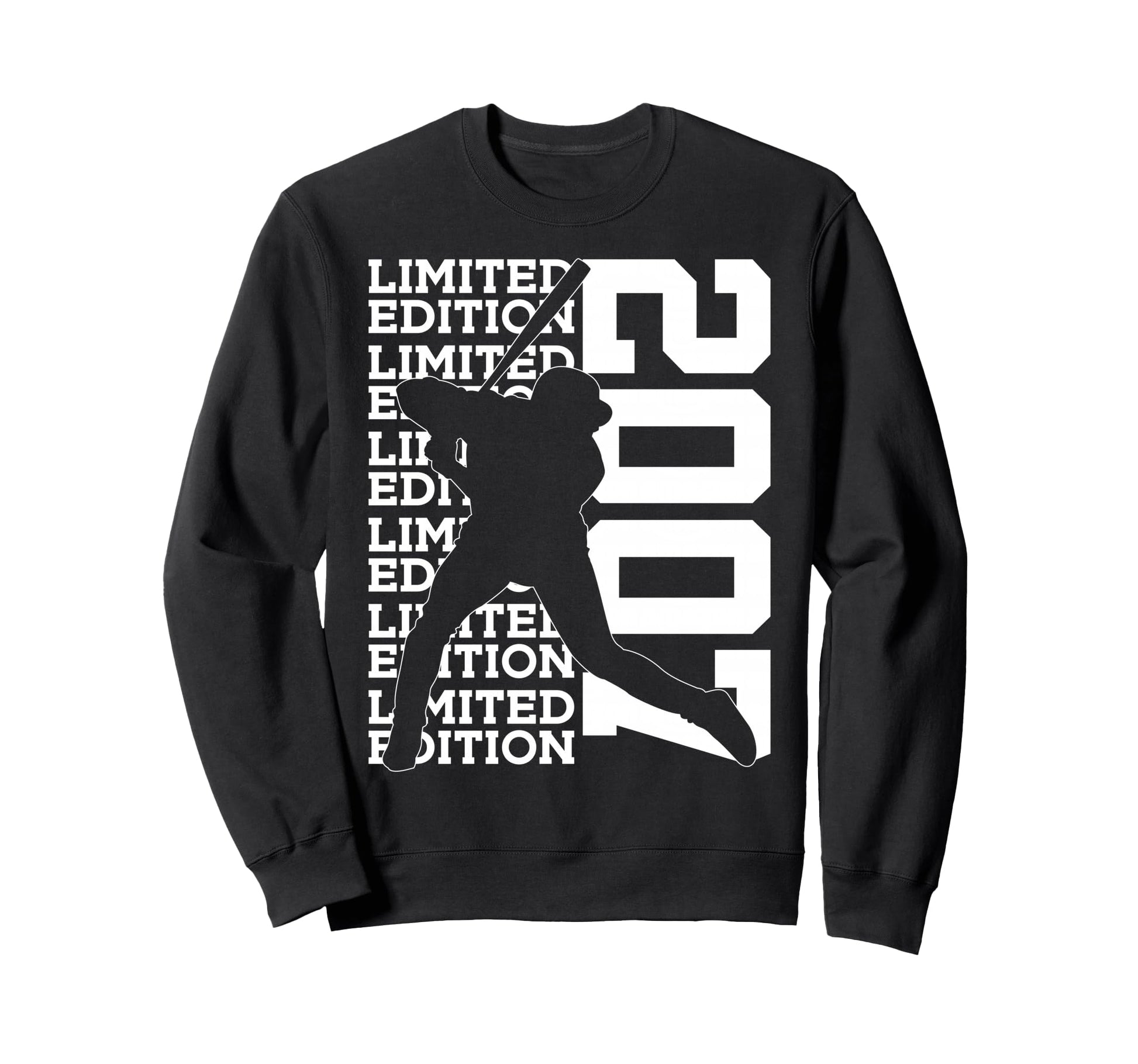 2007 Baseball 19Th Birthday Sweatshirt - Novelty Apparel for Adults - T-Shirt, Sweatshirt, Hoodie