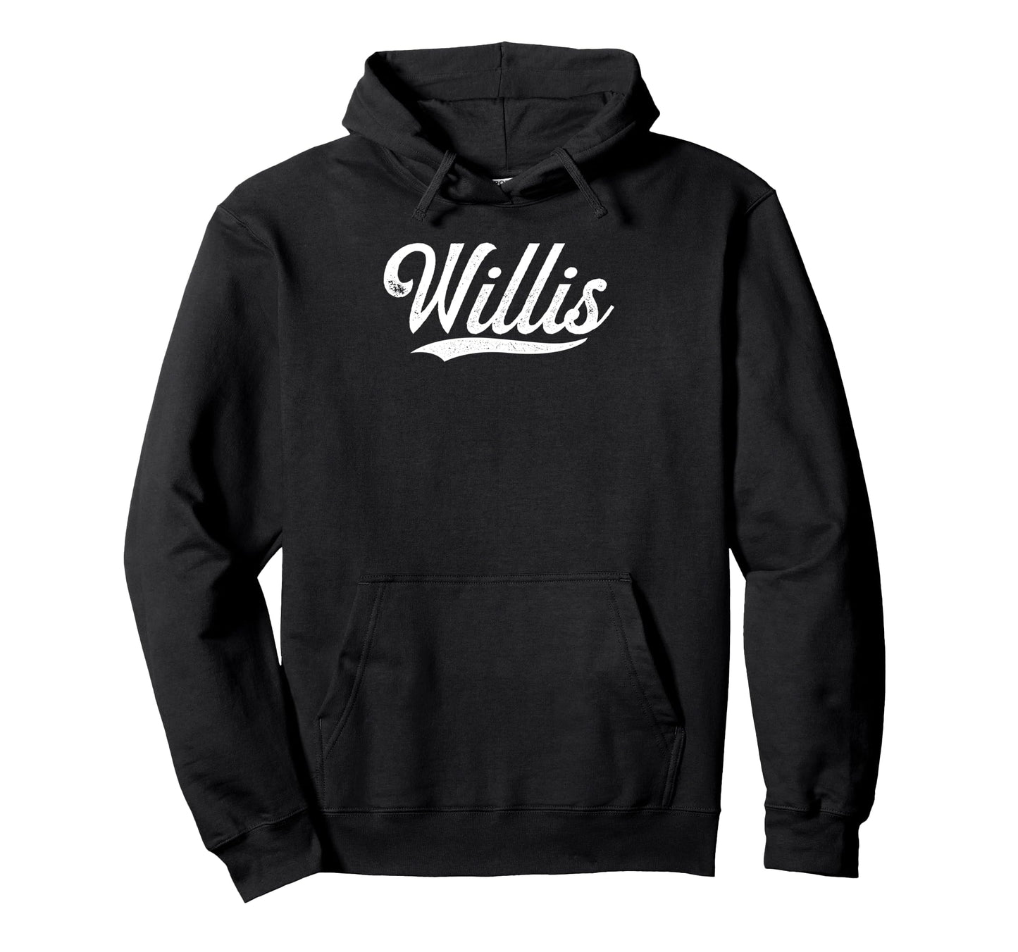 Distressed Script Alec Willis Prospect Hoodie - Novelty Apparel Unisex - T-Shirt, Sweatshirt, Hoodie