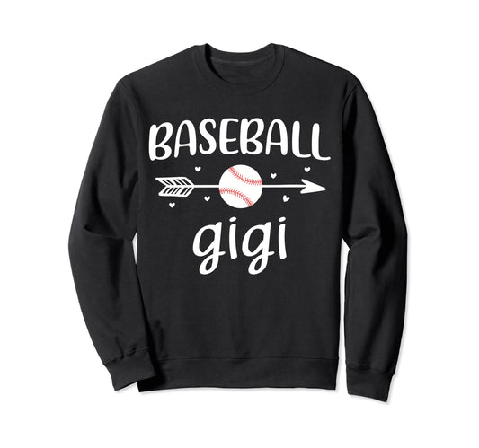 Baseball Gigi Grandson Player Arrow Sweatshirt - Novelty Apparel Men Women - T-Shirt, Sweatshirt, Hoodie