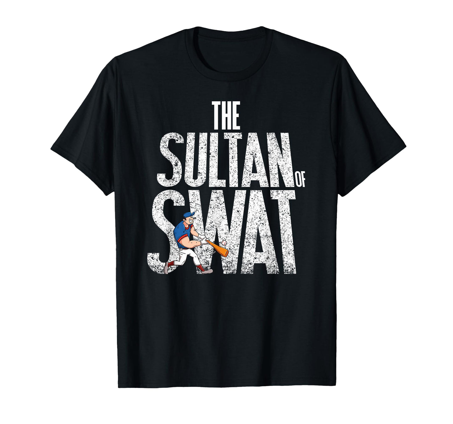 Sultan Swat Baseball Home Run Hitter T-Shirt - Minimalist Print for Adults - T-Shirt, Sweatshirt, Hoodie