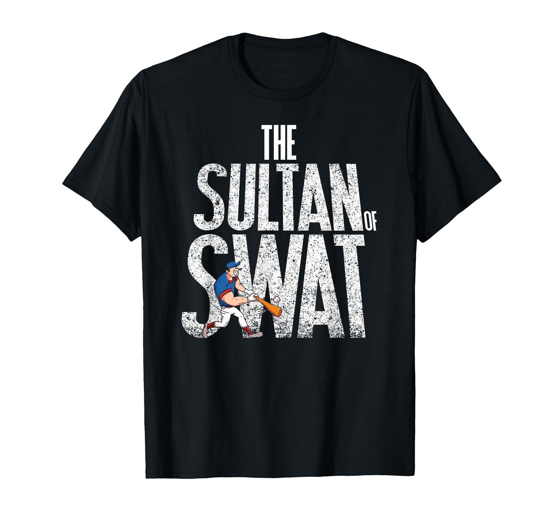 Sultan Swat Baseball Home Run Hitter T-Shirt - Minimalist Print for Adults - T-Shirt, Sweatshirt, Hoodie
