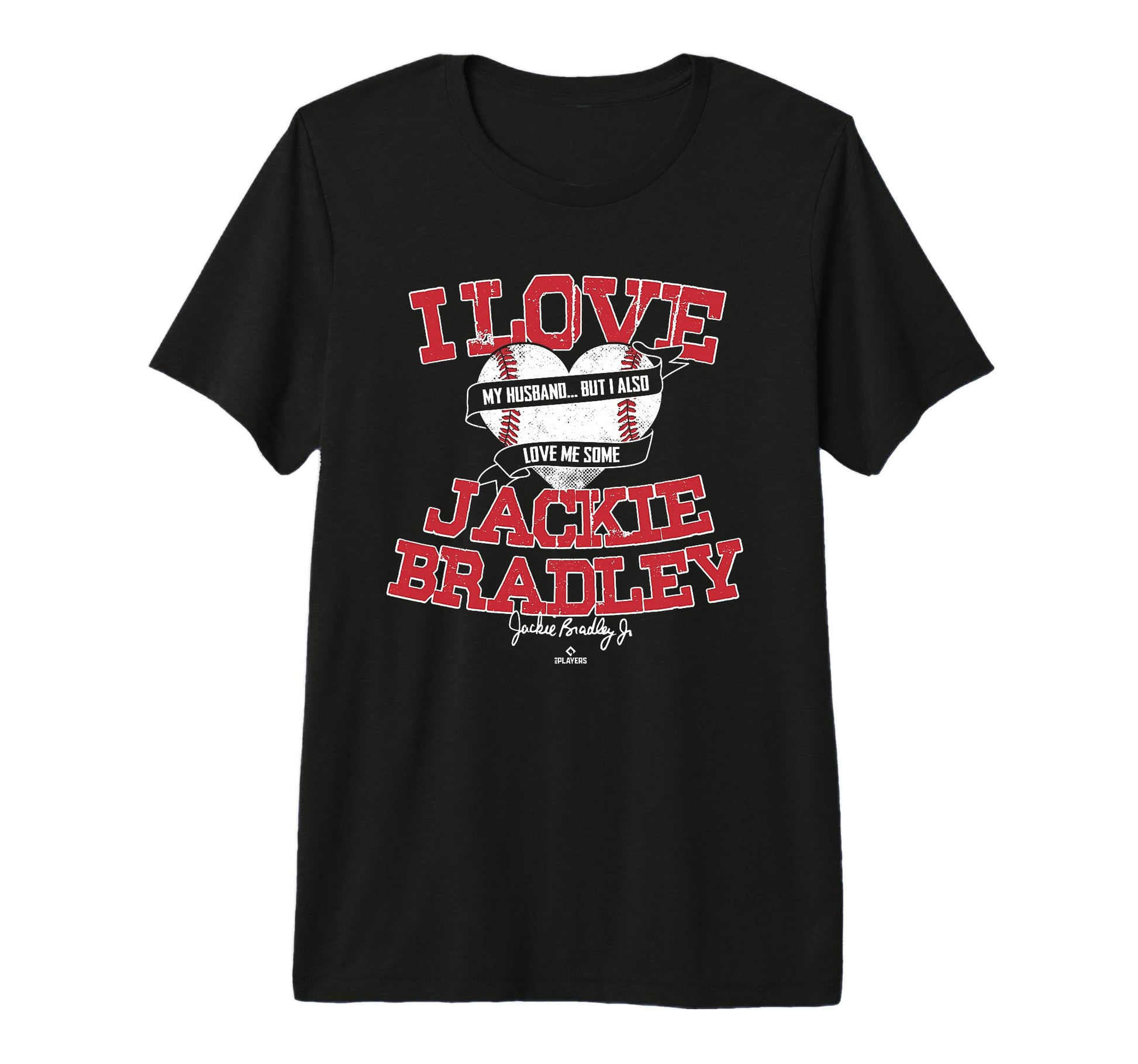 I Love Jackie Bradley Jr Tri Blend T-Shirt - Aesthetic Graphic Men Women - T-Shirt, Sweatshirt, Hoodie