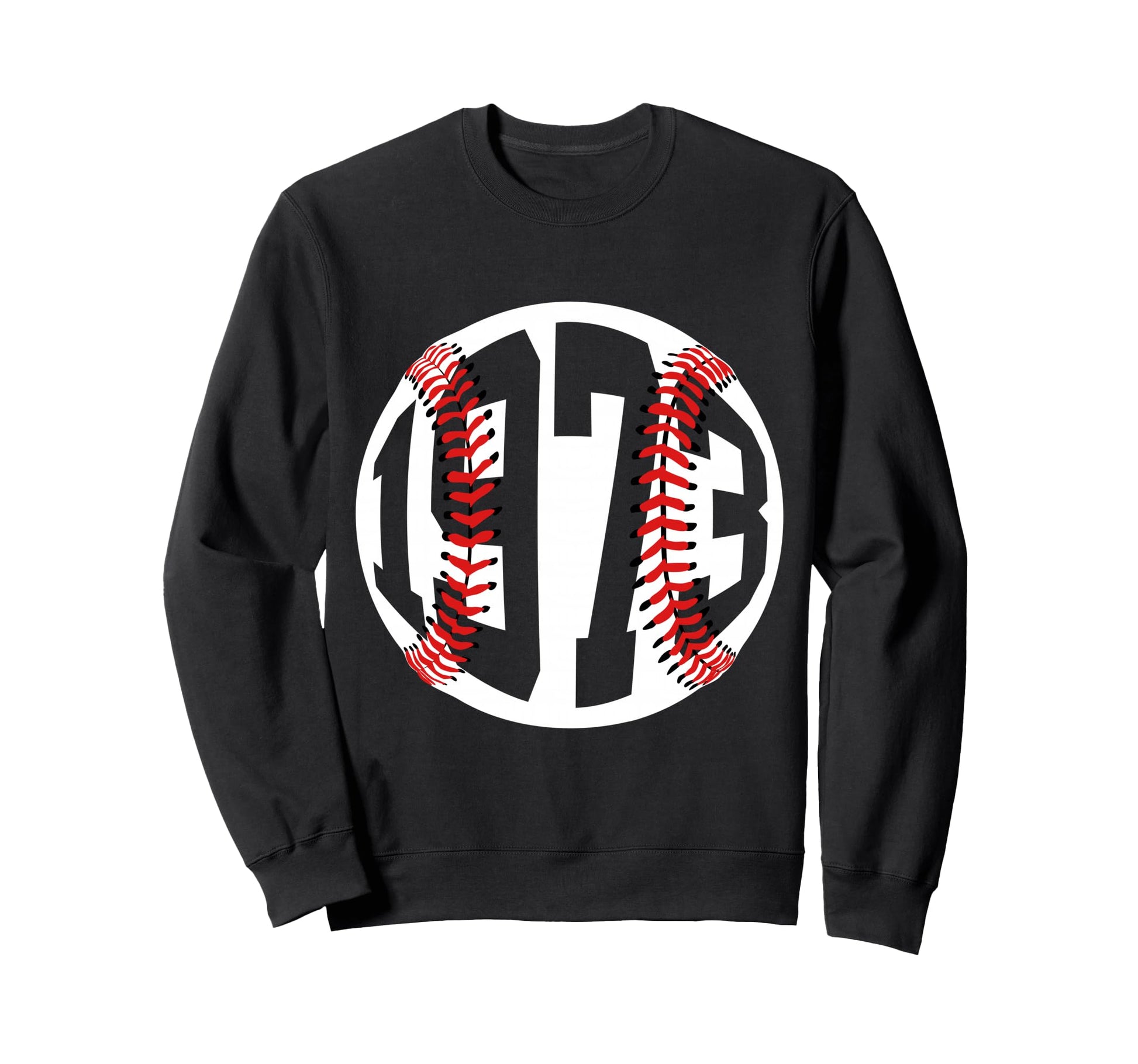 1973 Baseball 53Rd Birthday Sweatshirt - Minimalist Print for Adults - T-Shirt, Sweatshirt, Hoodie