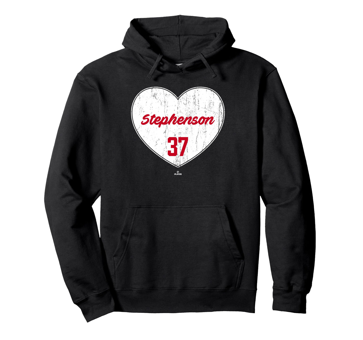Distressed Heart Tyler Stephenson Hoodie - Novelty Apparel for Adults - T-Shirt, Sweatshirt, Hoodie