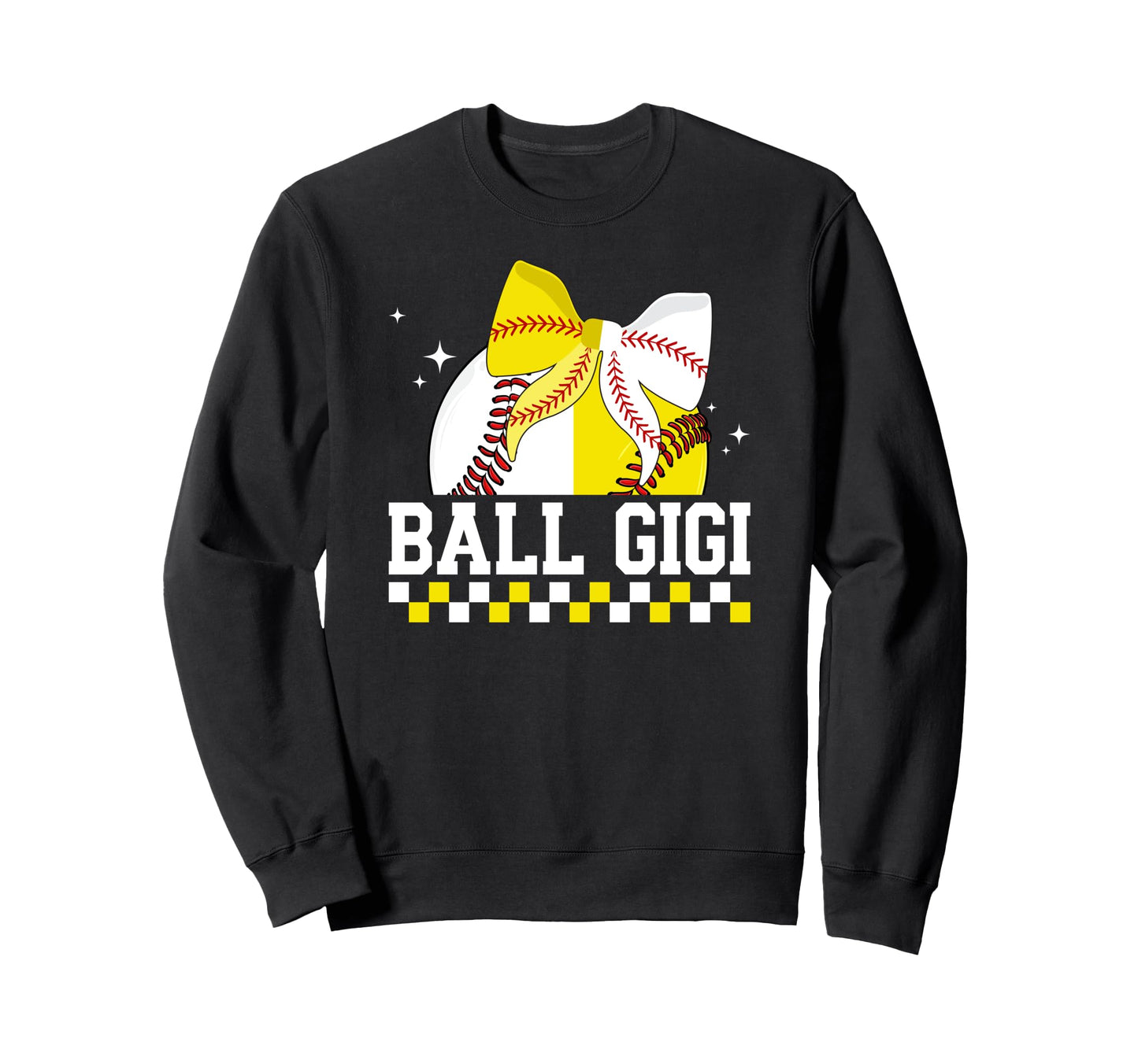 Ball Gigi Grandma Coquette Sweatshirt - Custom Art Print Men Women - T-Shirt, Sweatshirt, Hoodie