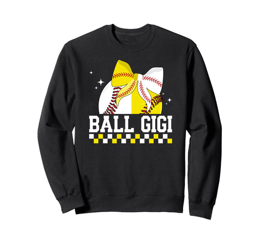 Ball Gigi Grandma Coquette Sweatshirt - Custom Art Print Men Women - T-Shirt, Sweatshirt, Hoodie